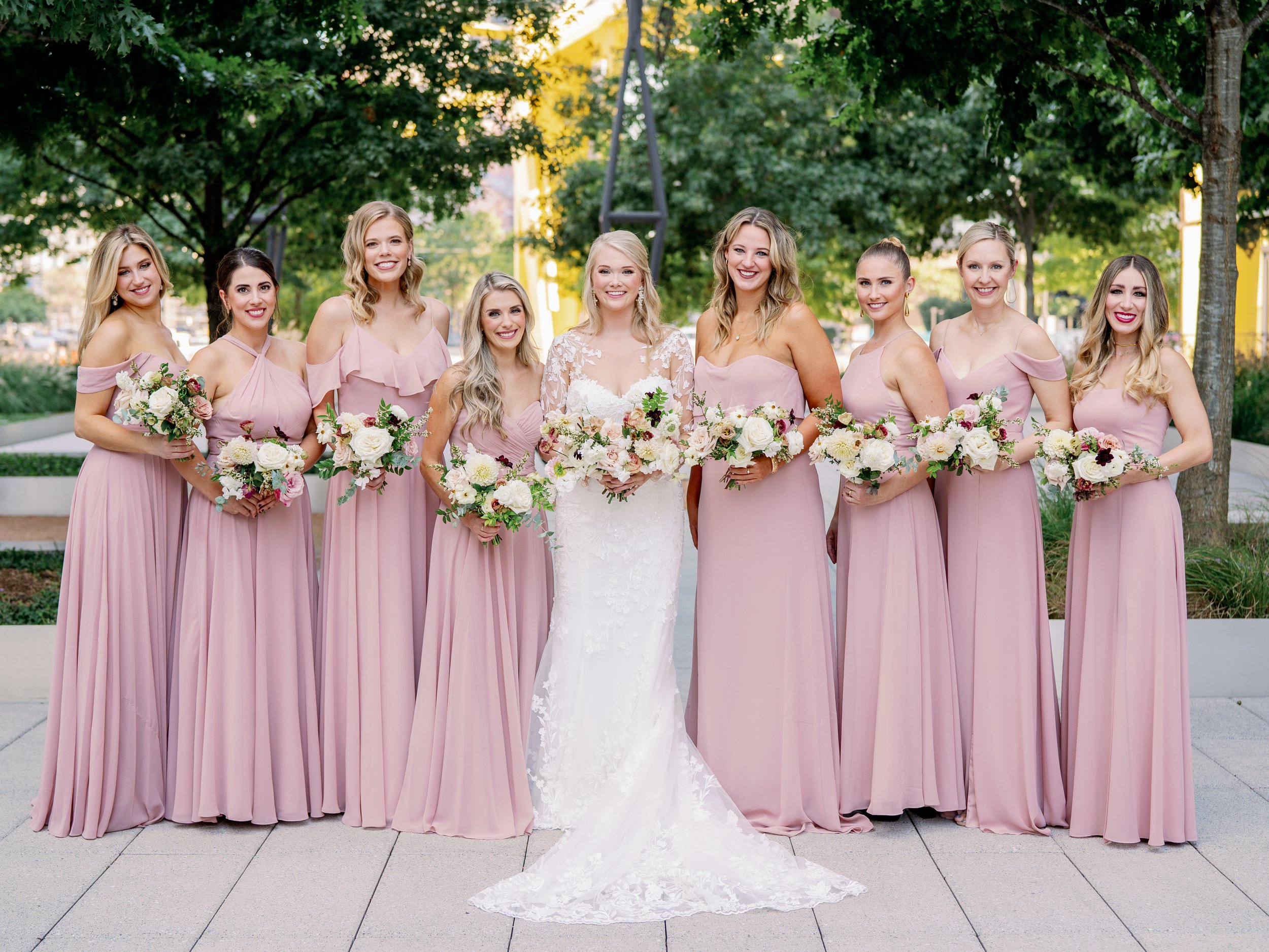 Bridal parties and Bridesmaids wedding hair and makeup — Erin Blair ...