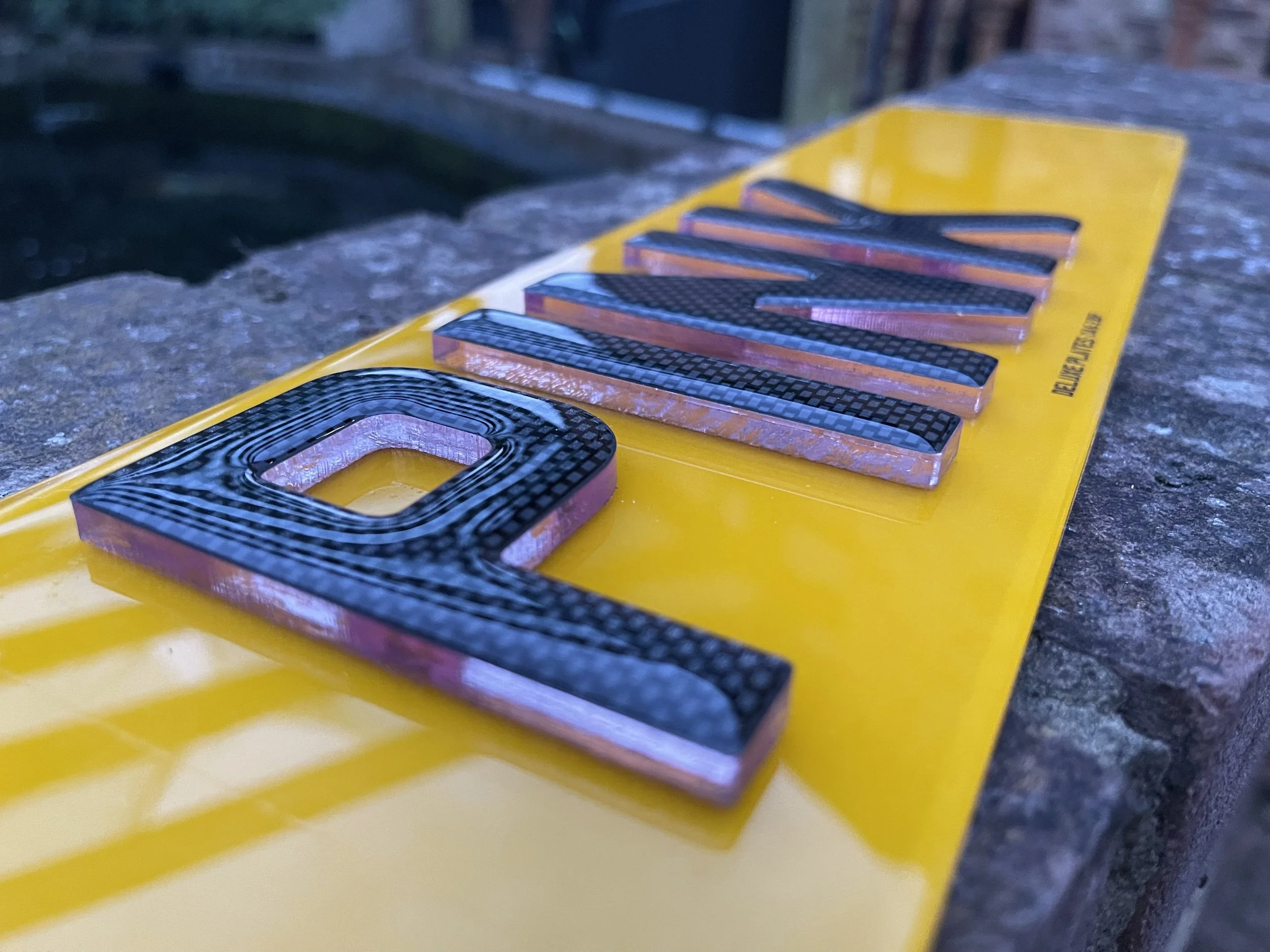 Pink 4D & Carbon Number Plates