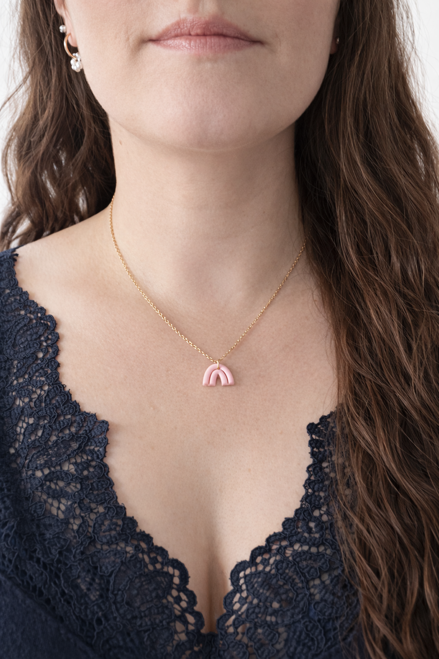 Halskette Regenbögli