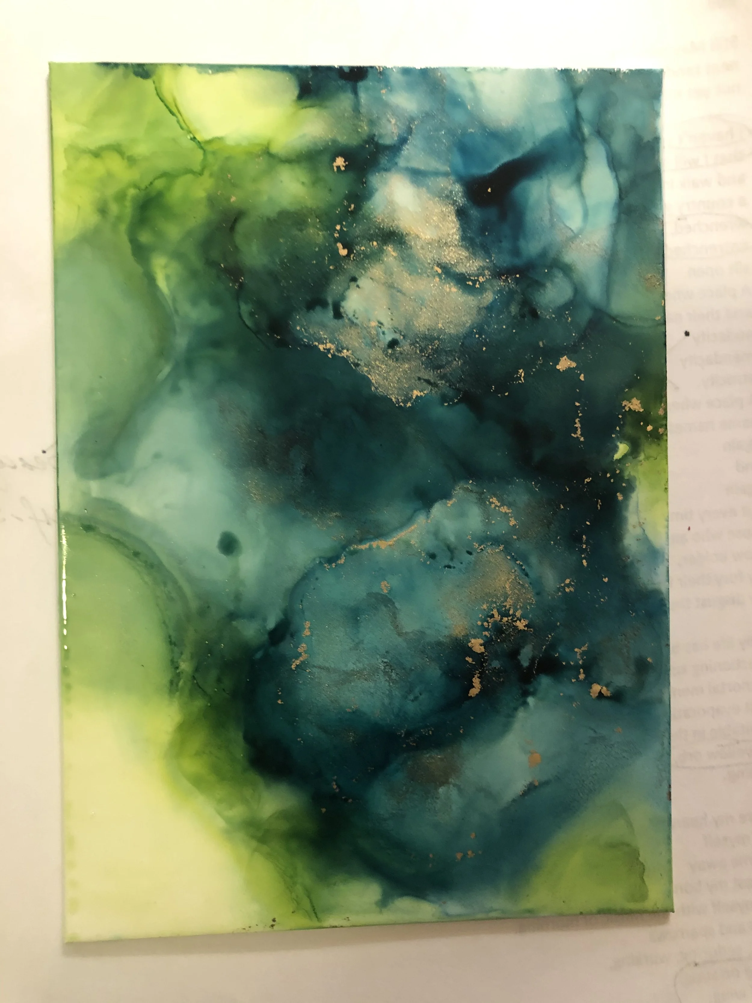 Acrylic Ink Abstract