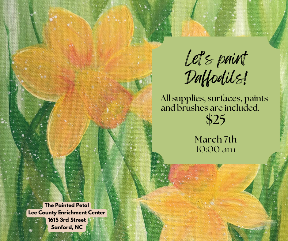 Daffodil paint class