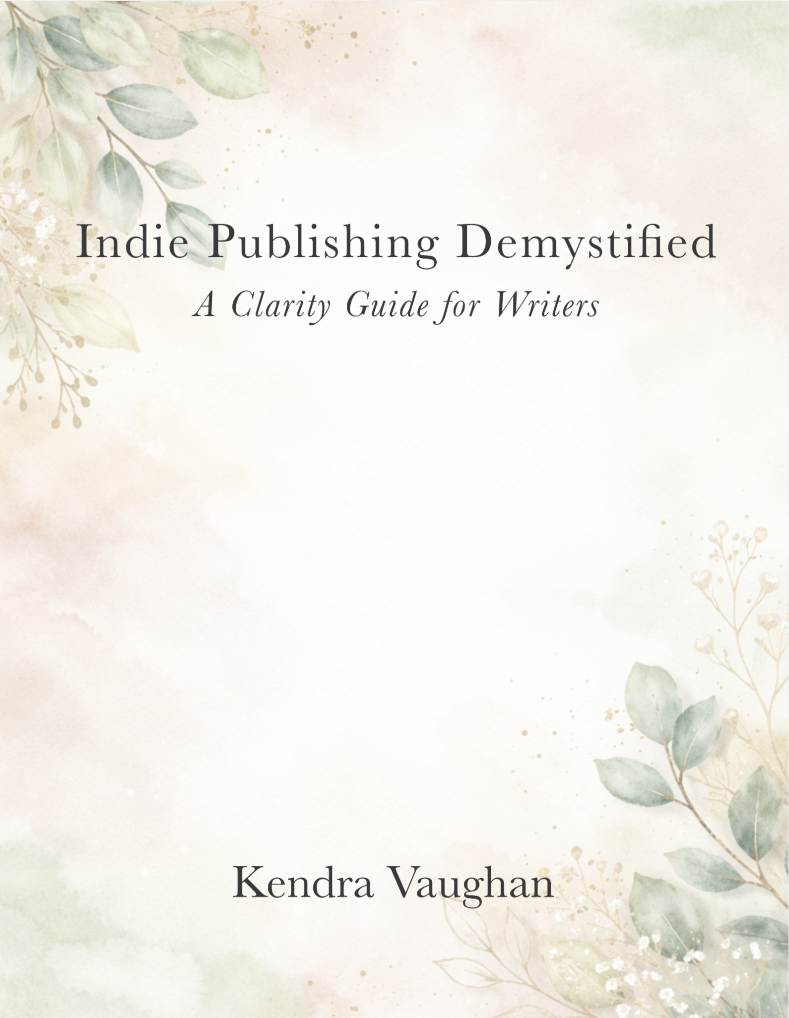 Indie Publishing Demystified Guide