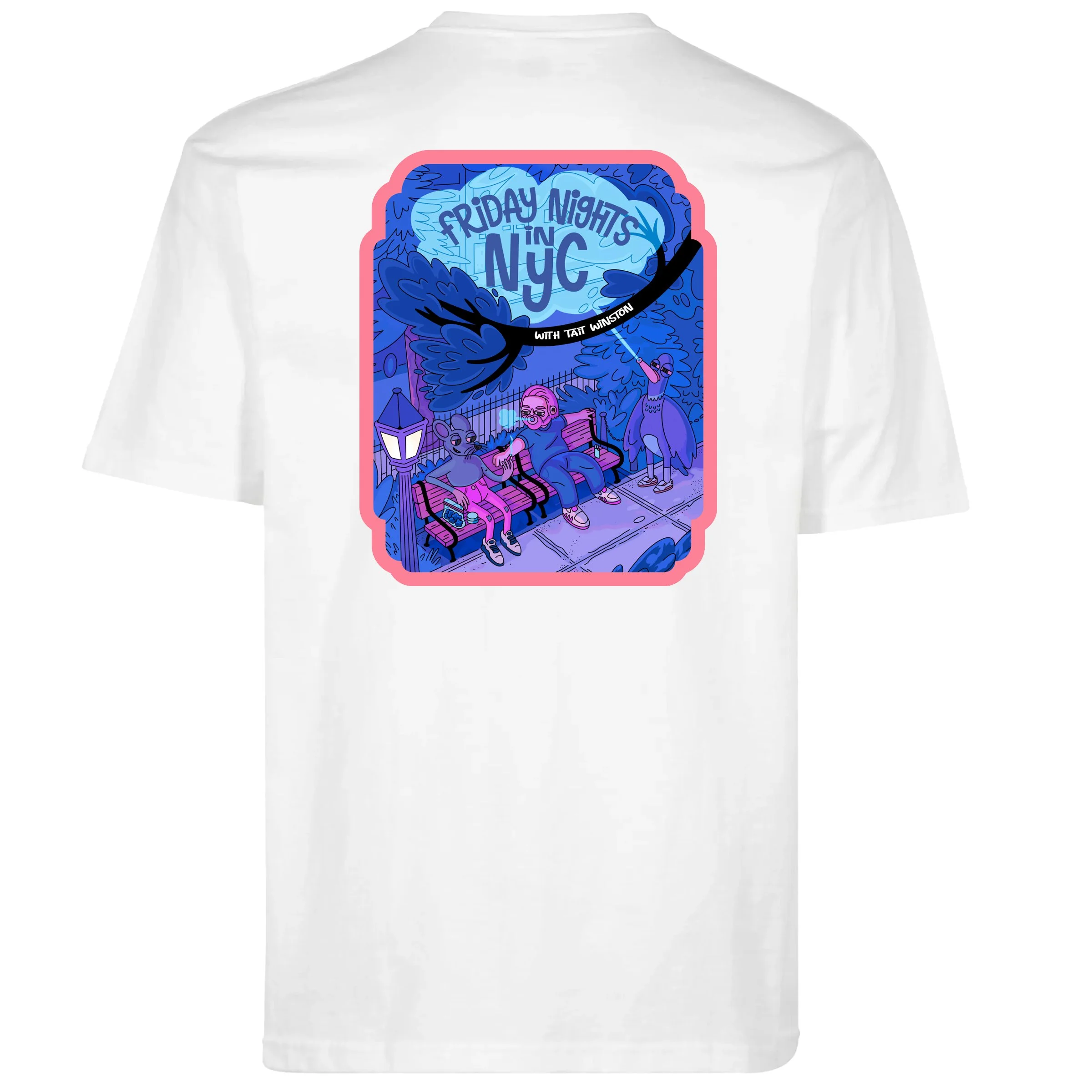 Friday Nights - White Tee - Back.jpg