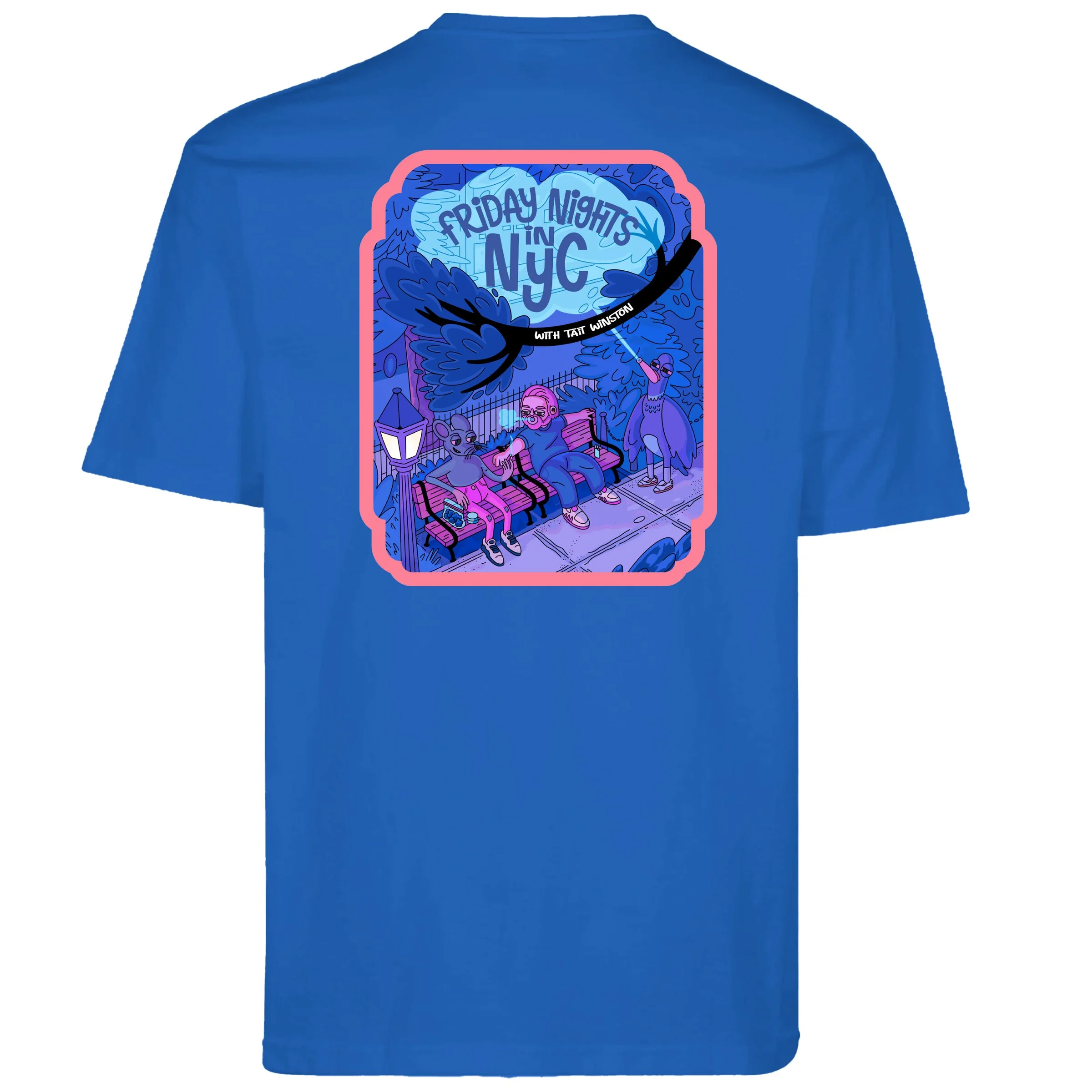 Friday Nights - Blue Tee - Black.jpg