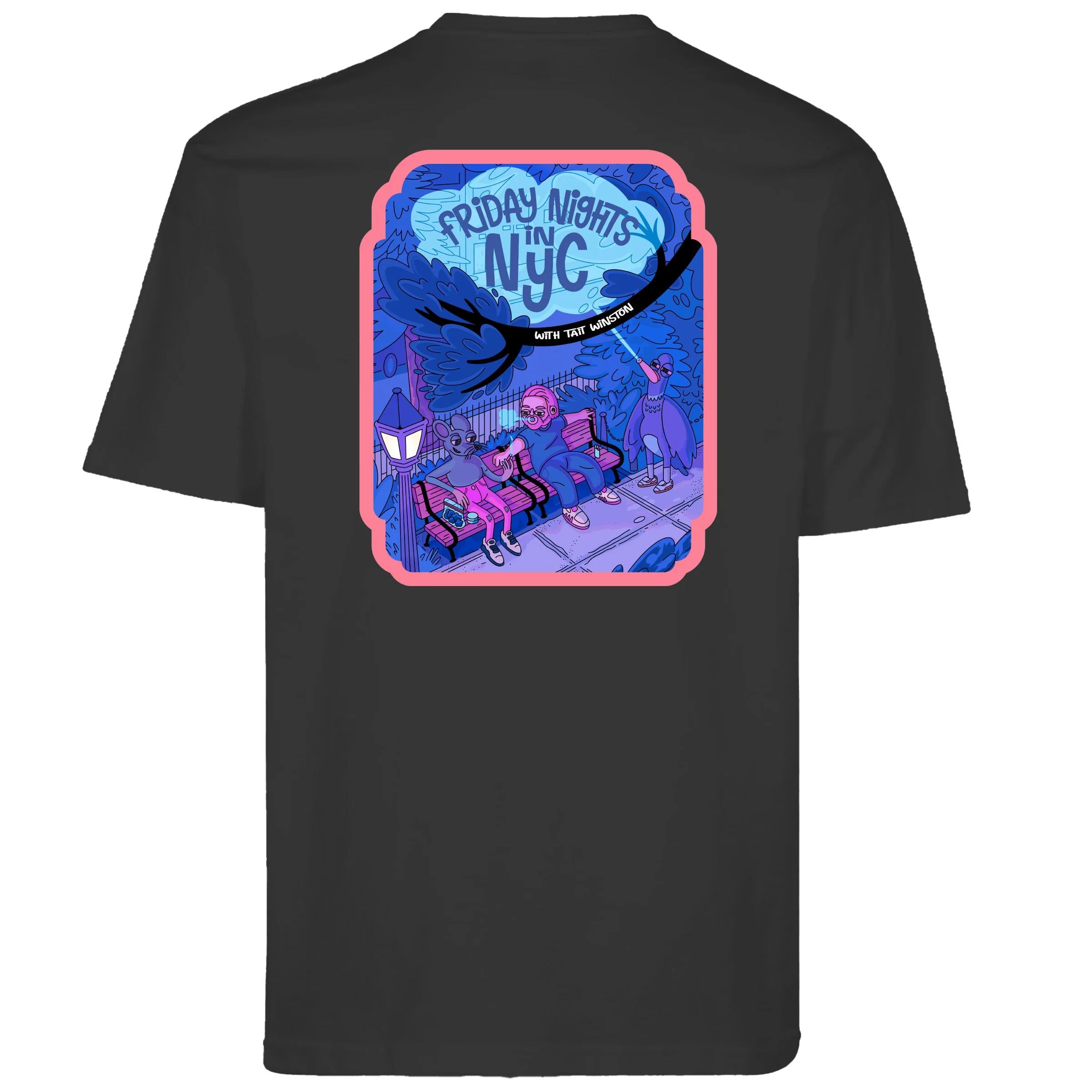 Friday Nights - Black Tee - Back.jpg