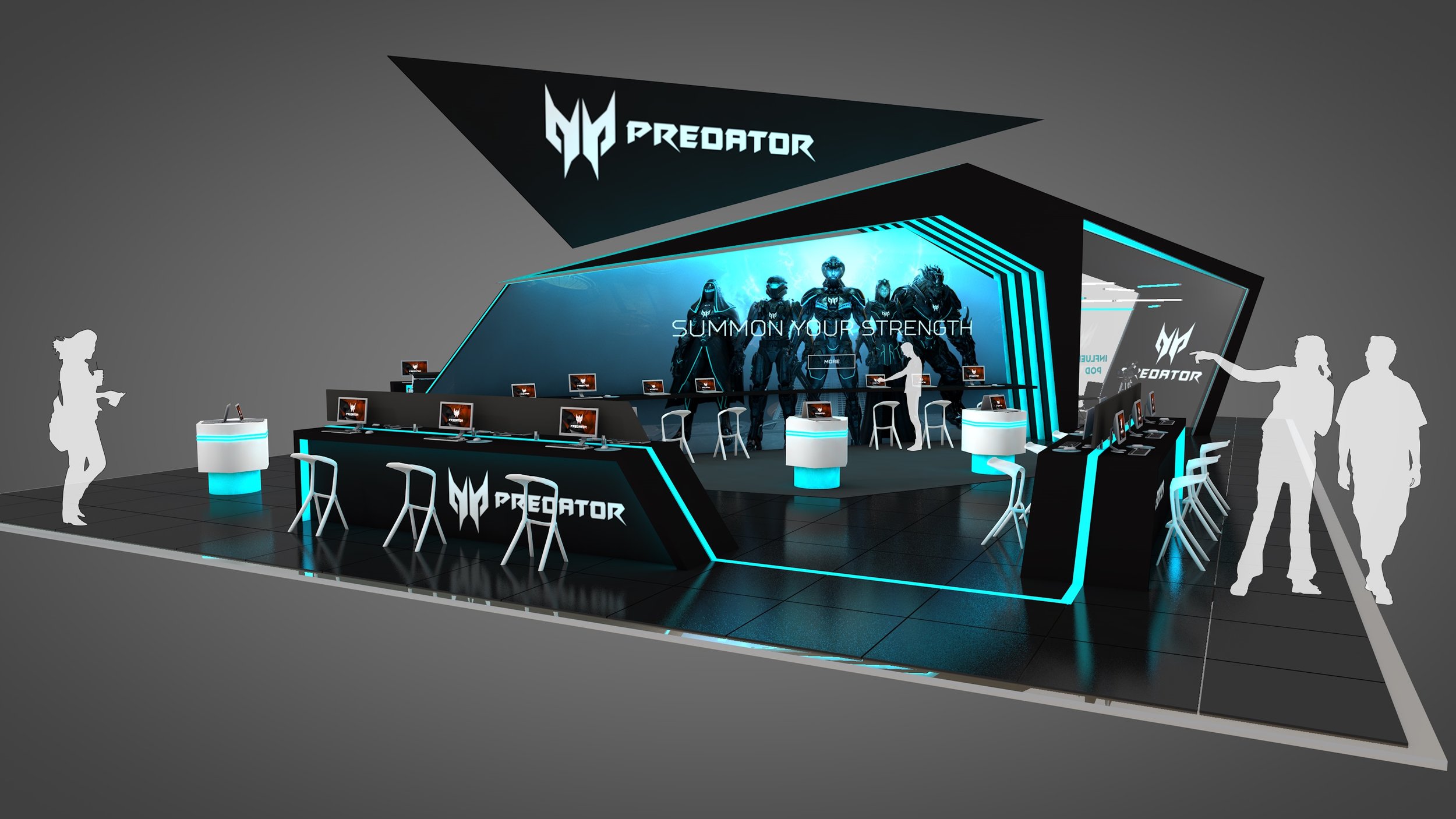 Predator Gaming Exhibition Stand