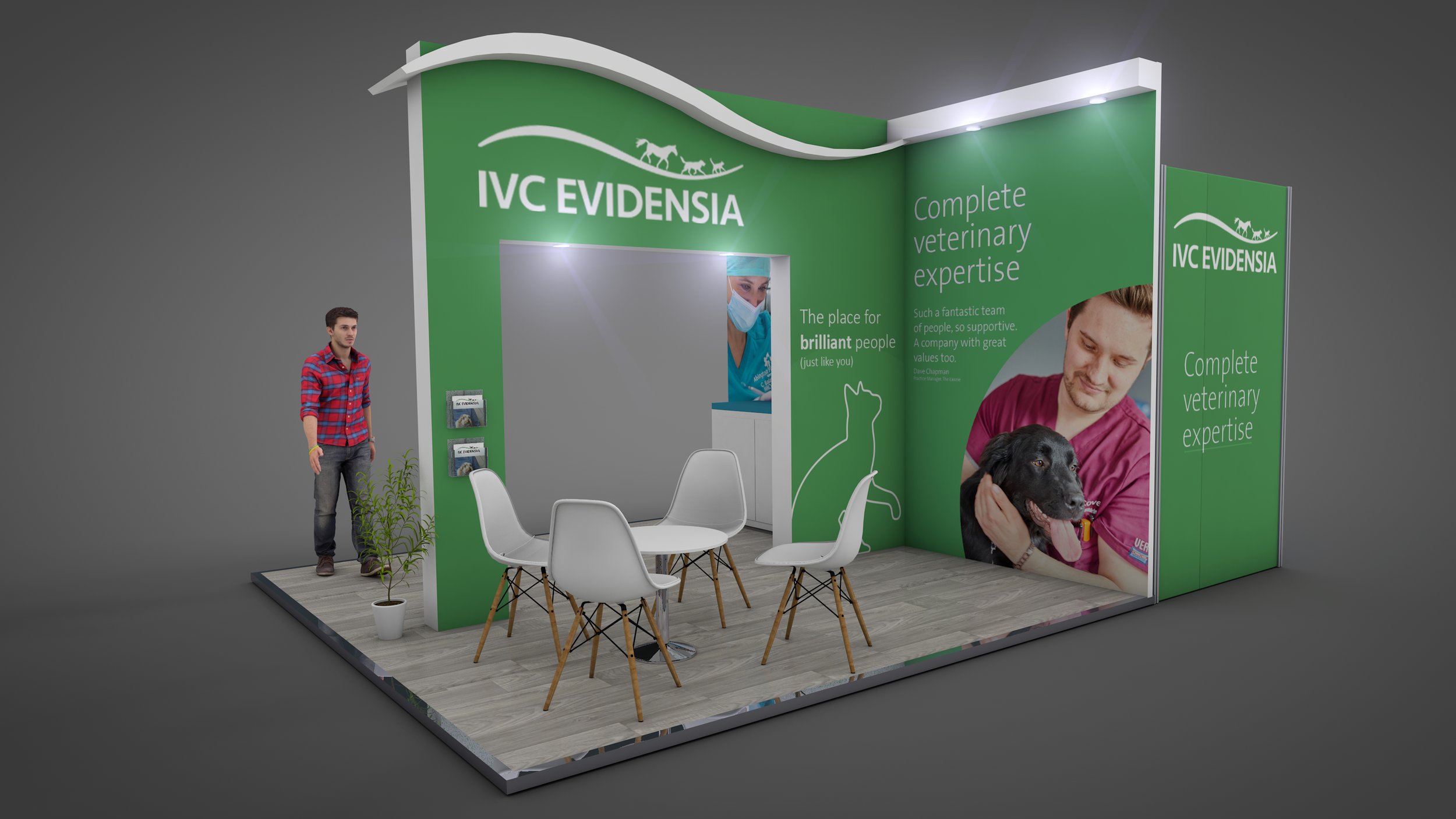 IVC Evidensia Exhibition Stand