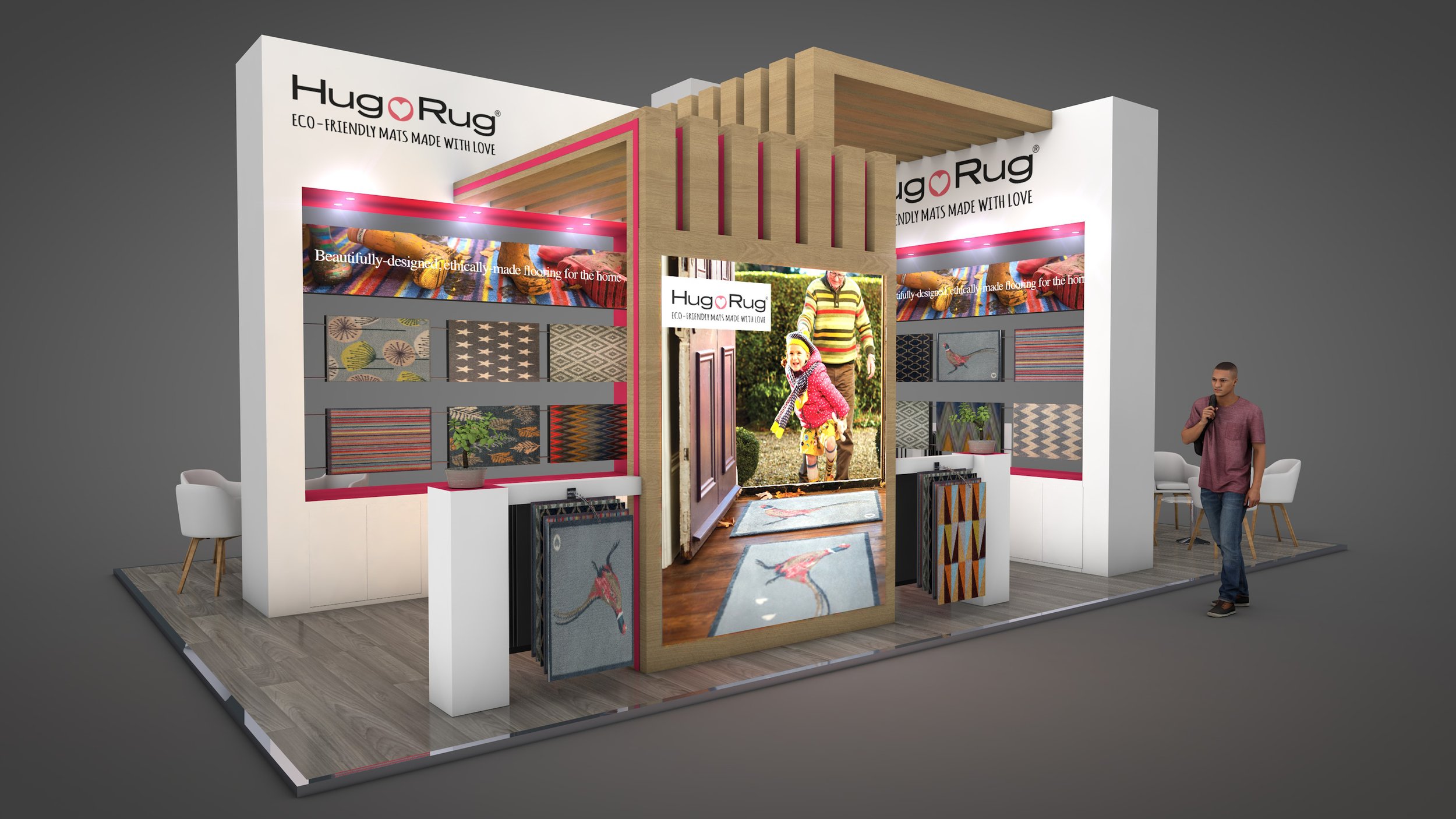 Hug Rug Exhibition Stand Design