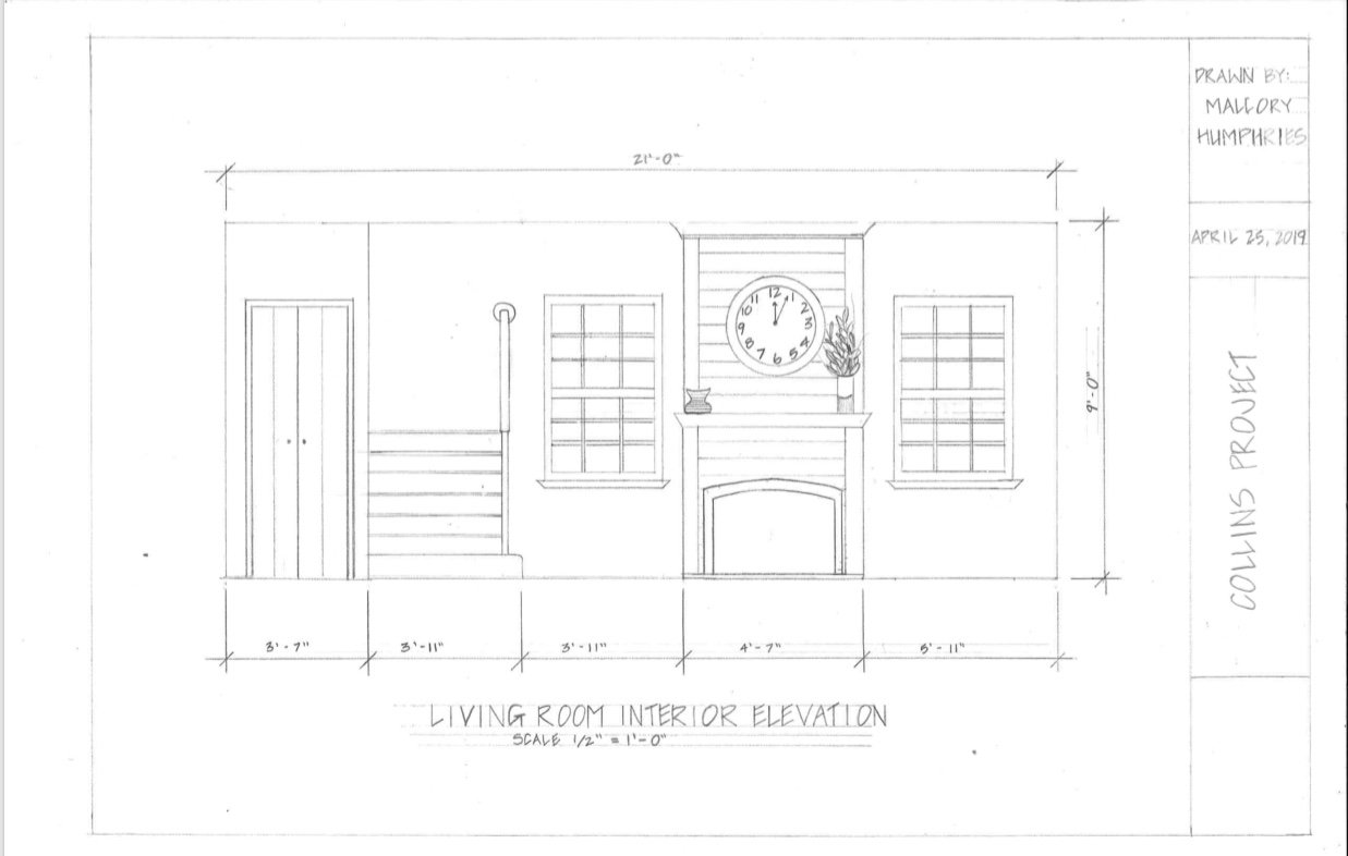 Living Room Elevation