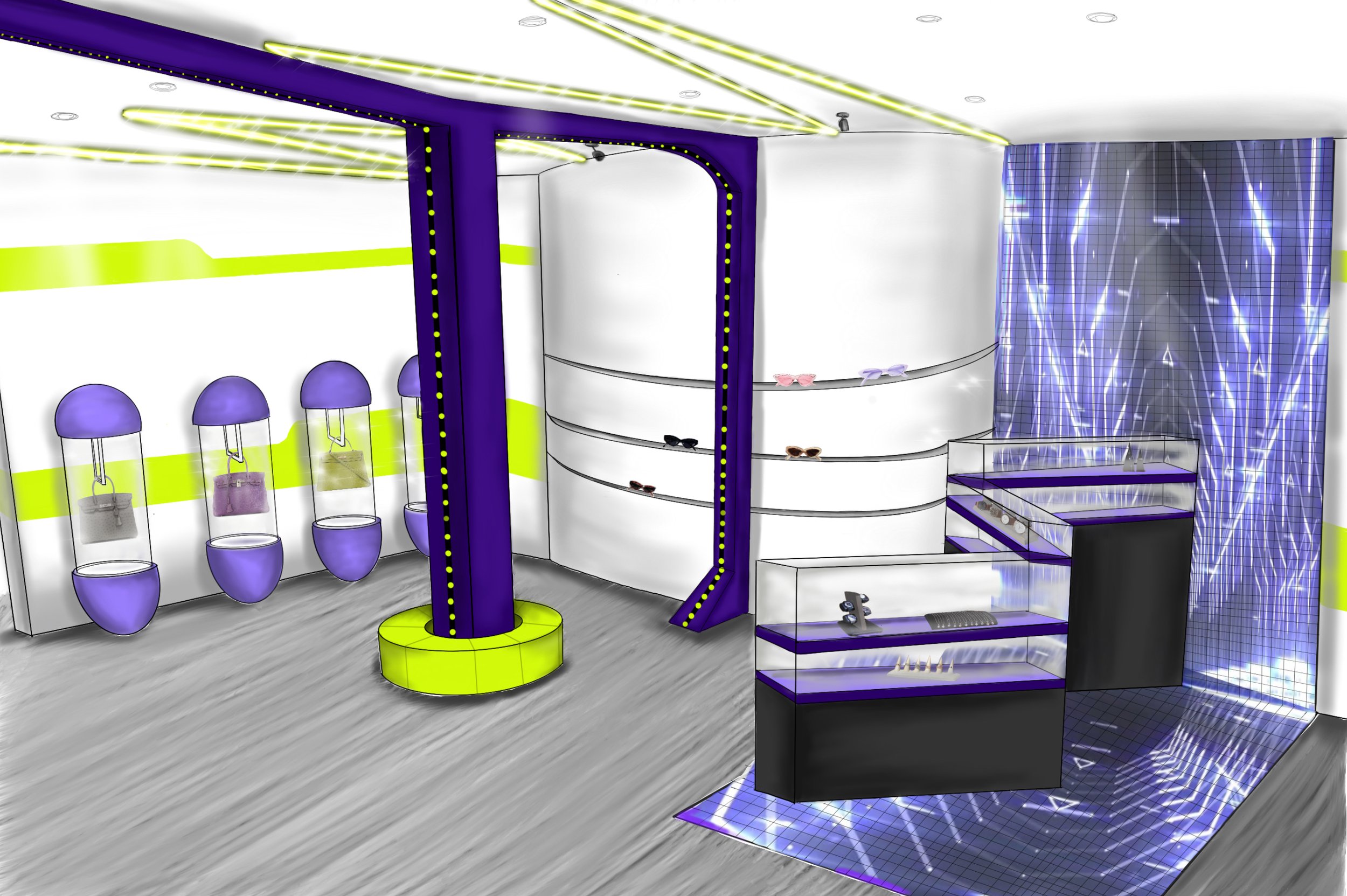 Display Shelving: First Floor
