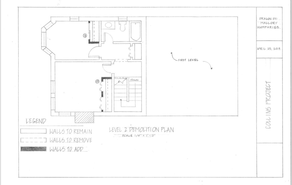 Level Two Demolition Plan