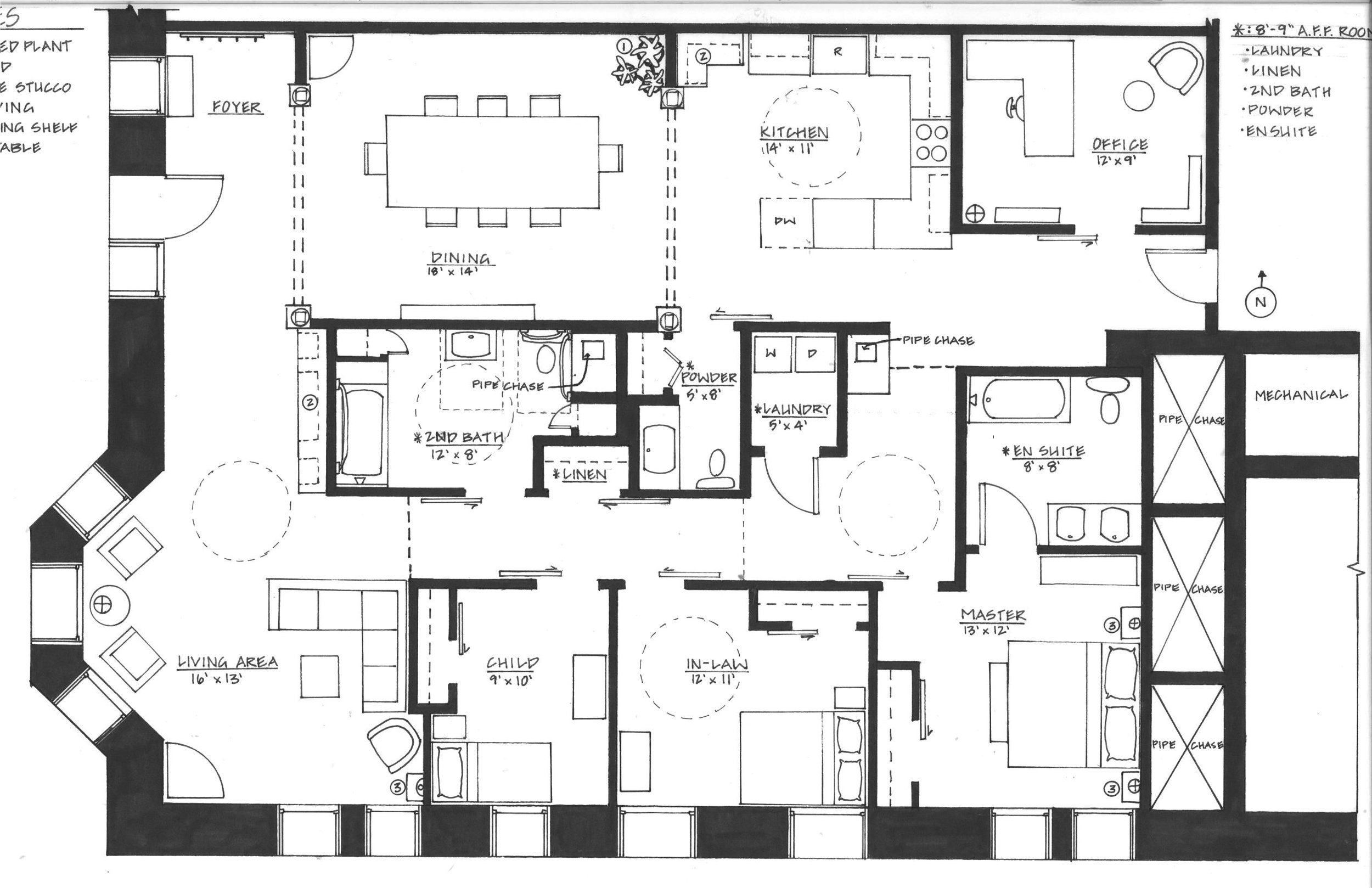 Greek Home Floor Plan