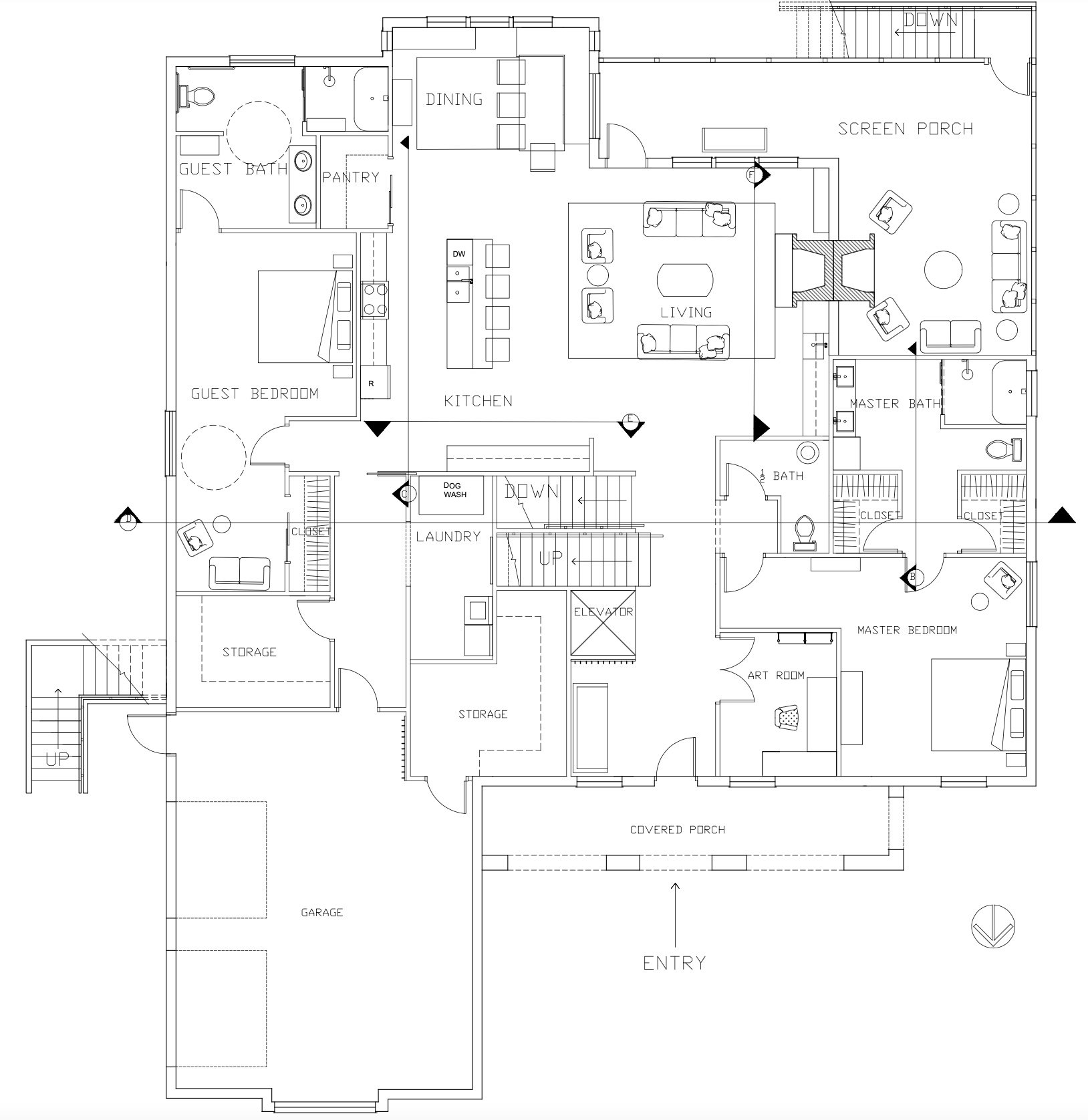 Main Level Floor Plan