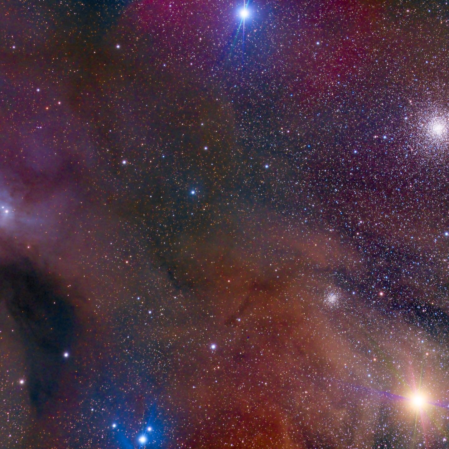 Rho Ophiuchis in the Ophiuchus constellation. #astrophotography #astrofotografia, #nightsky #nightskyphotography #rhoophiuchi