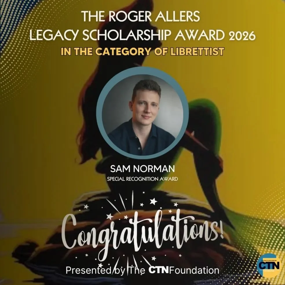 honoured to be selected for the Special Recognition Award as part of the @creativetalentnetwork Roger Allers Legacy Scholarship 2026 🎊

I applied with @debutantesmusical, and tomorrow we dive into rehearsals at @newportnewworks! this is the biggest 