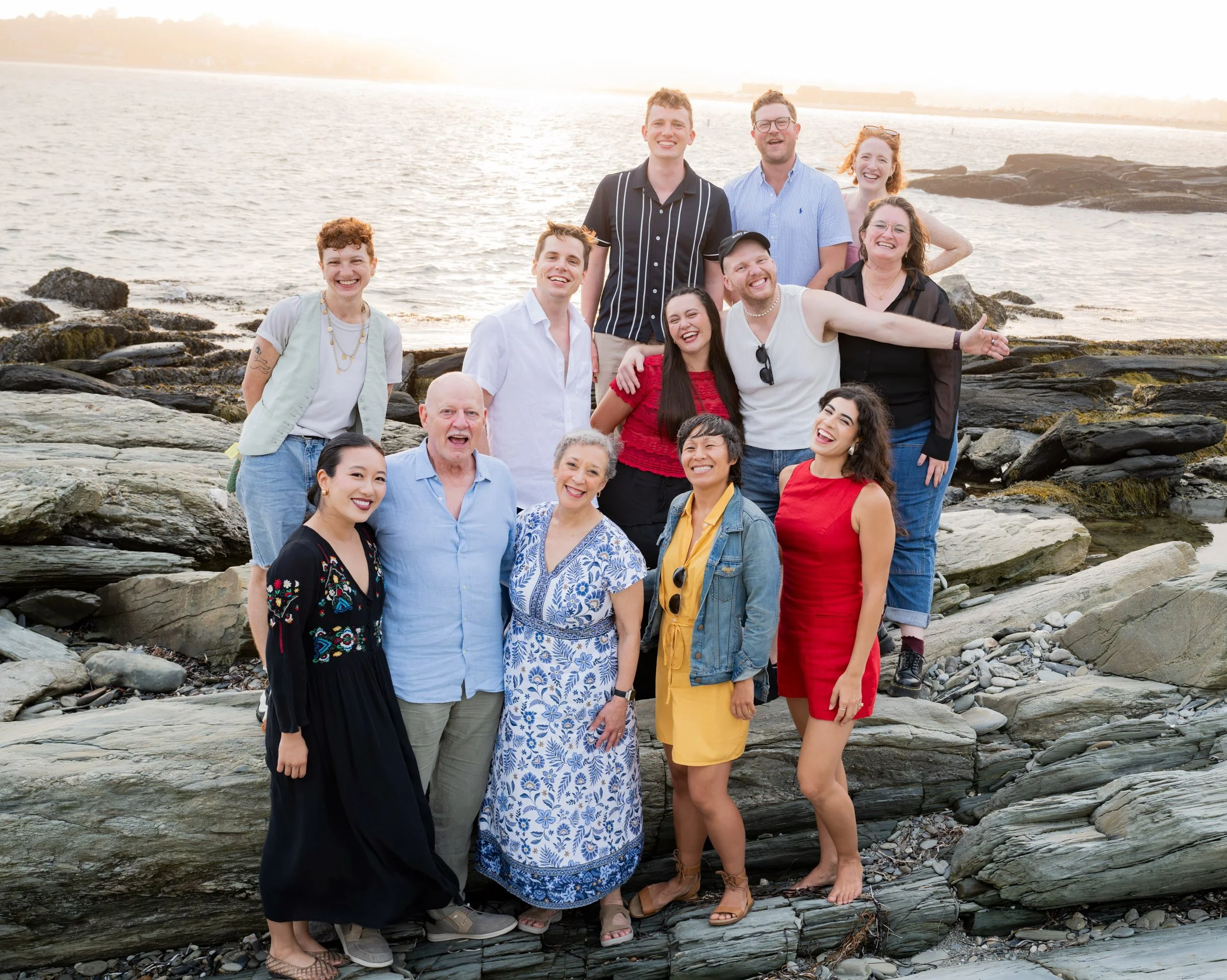 if I die and go to heaven, it&rsquo;ll look a lot like our time at @newportnewworks &mdash; two weeks of writing musicals by the sea, with the most magnificent views, food and people

what an absolute joy to present the first ever full draft of @debu