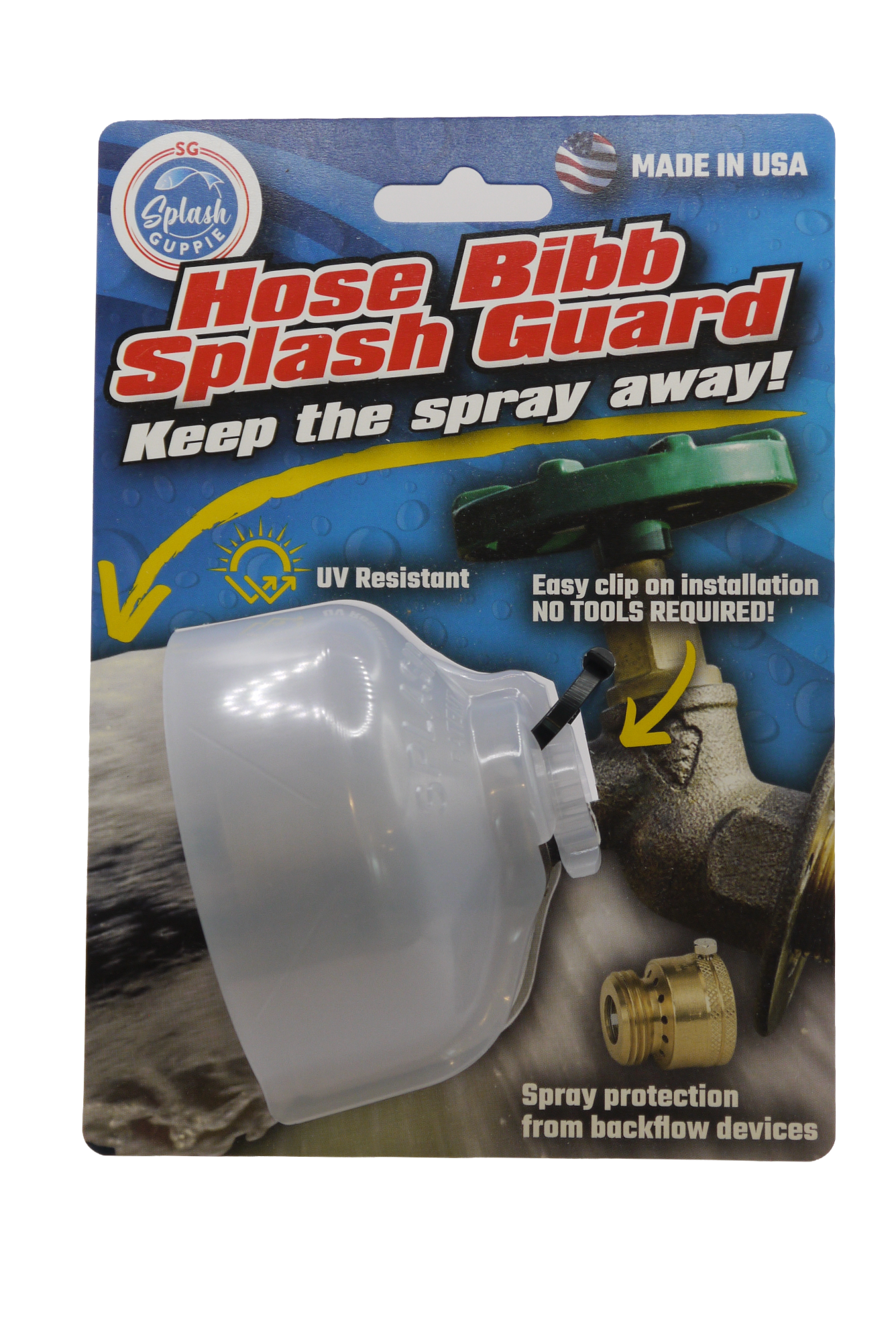 Image of Cloud White Splash Guppie in package