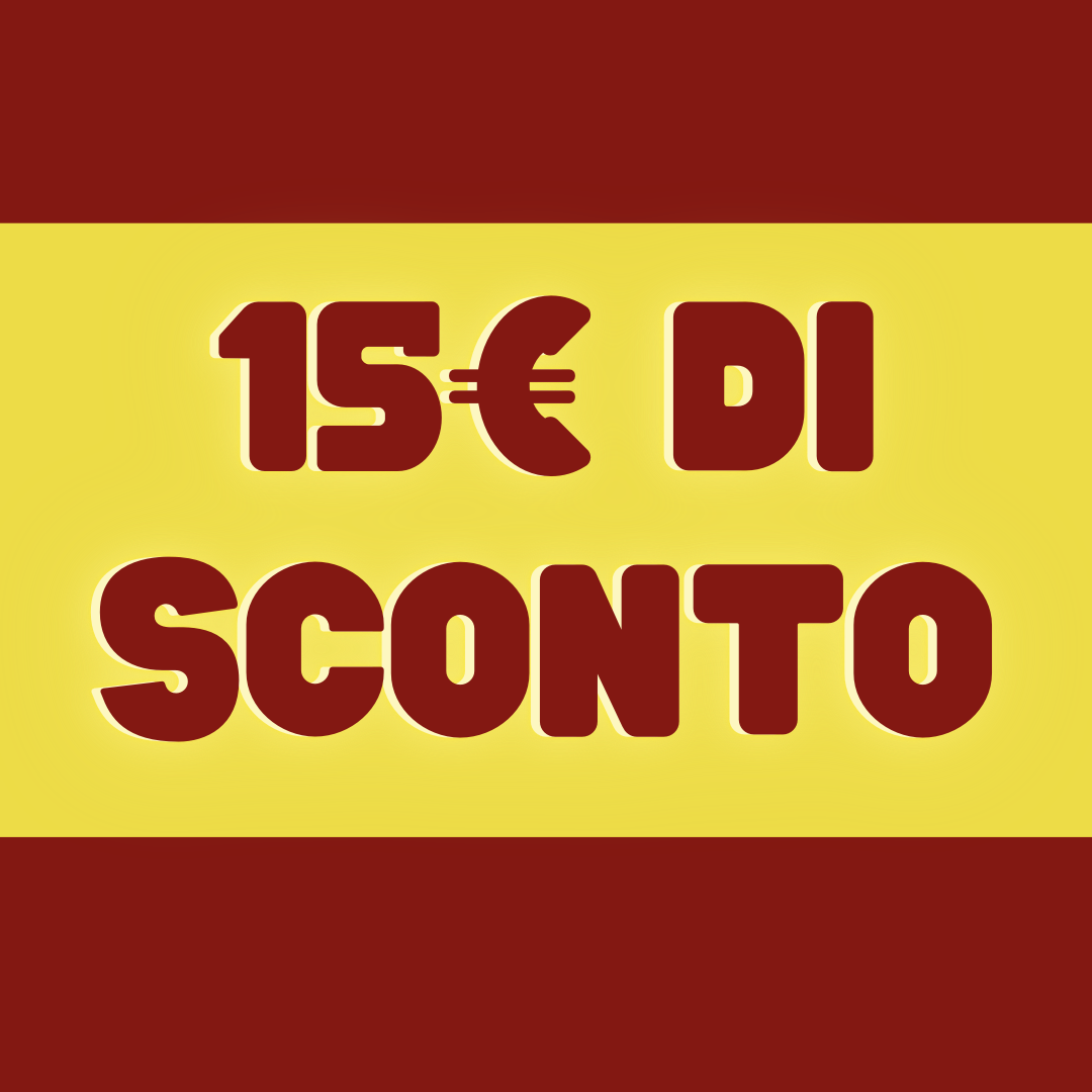 Annuncio di sconto di 15 euro