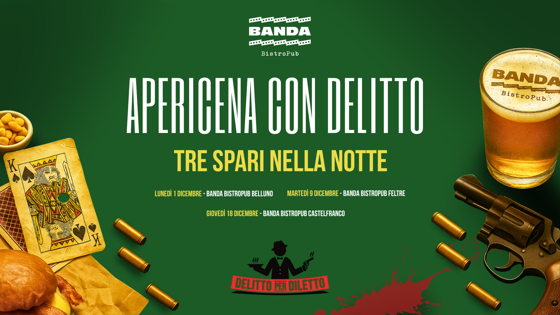 Apericena con Delitto