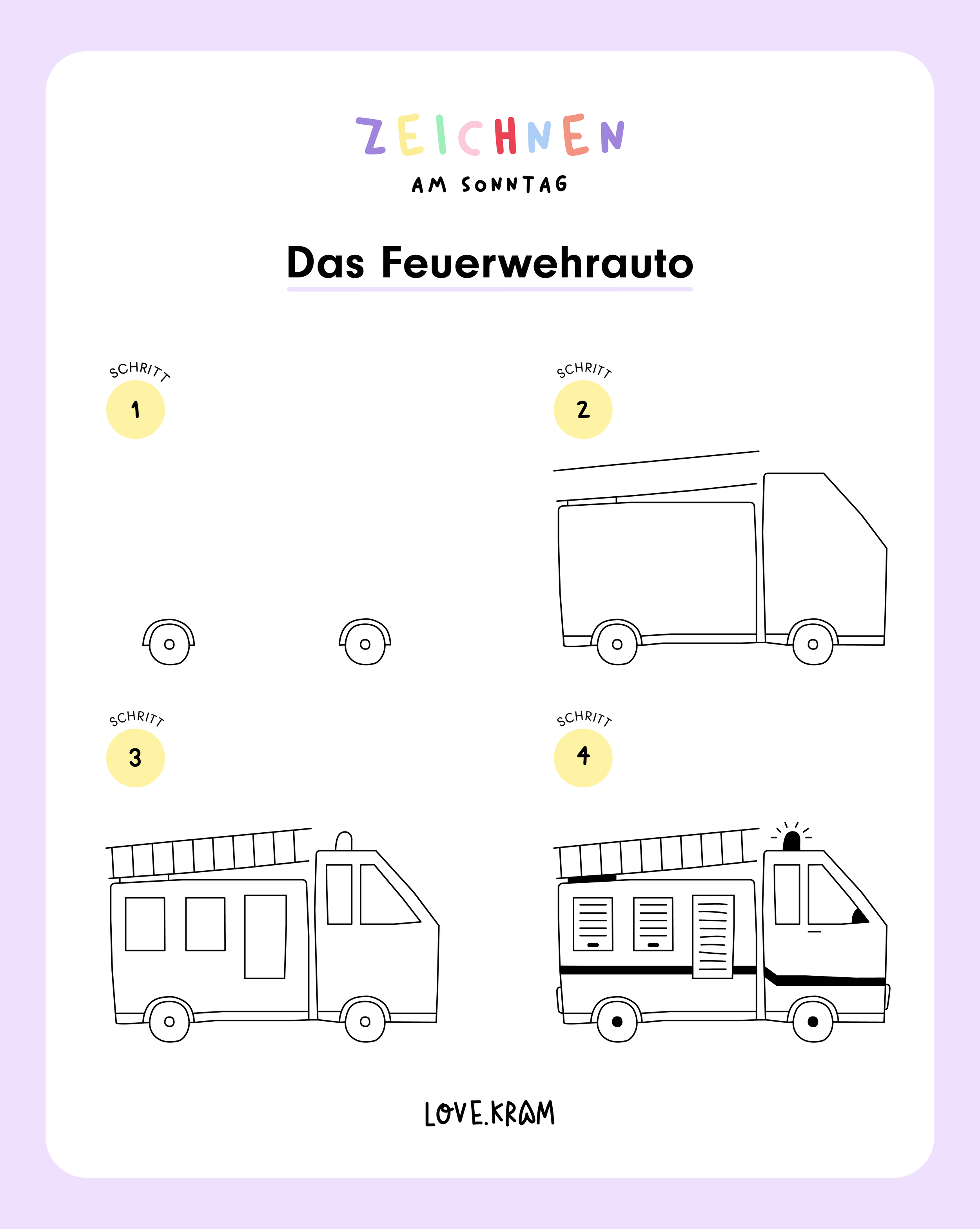 feuerwehr zeichnen