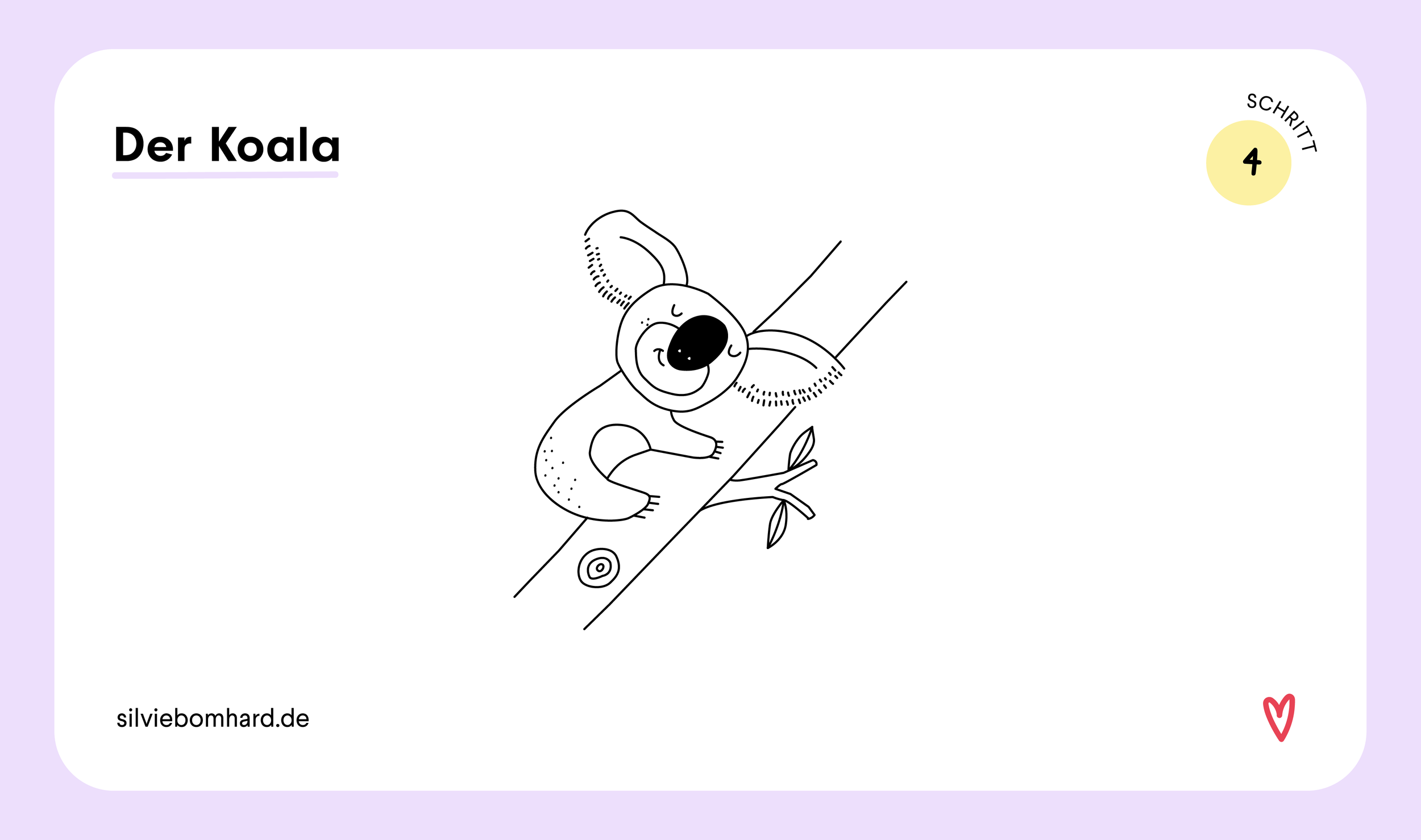 Koala zeichnen: Schritt-für-Schritt-Anleitung für einen niedlichen