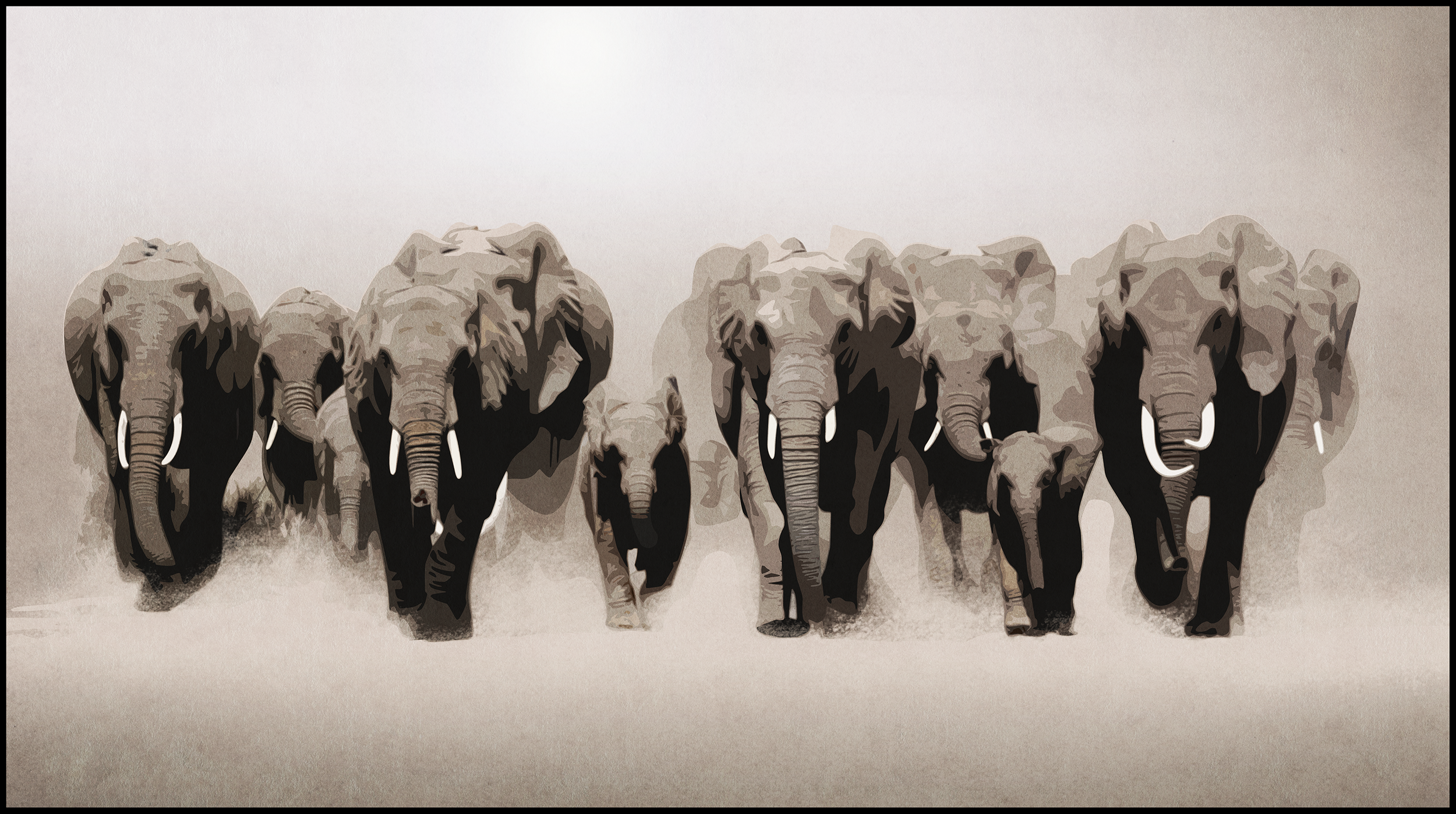 Elephants - $40 (plus $5 shipping)