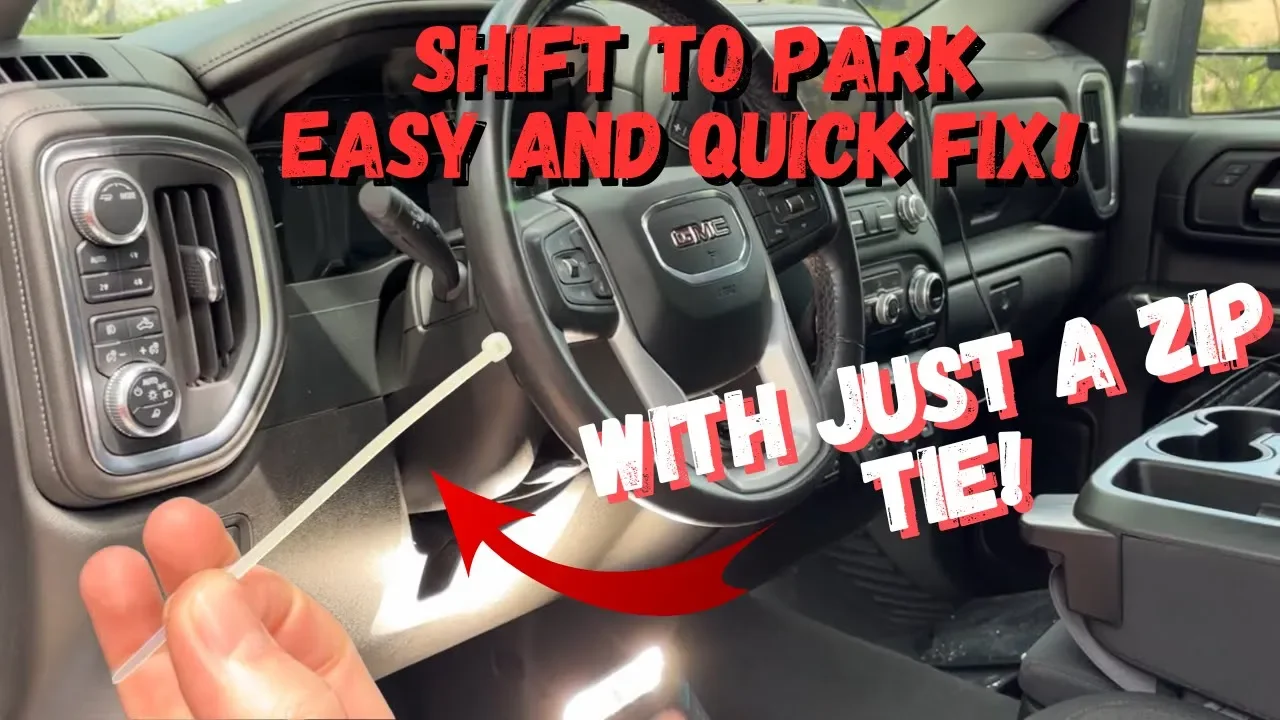 How to Fix “Shift to Park” on a GMC Sierra (2020-2026) With a Column Shifter