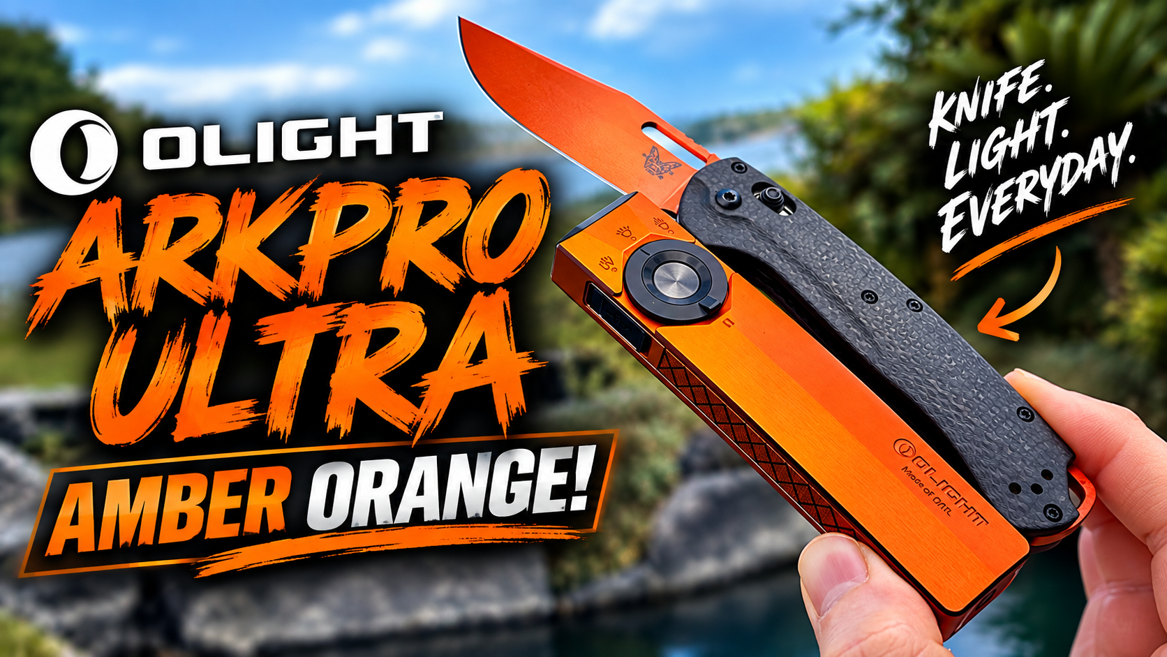 Olight ArkPro Ultra Amber Orange Review: It Looks Incredible in Person