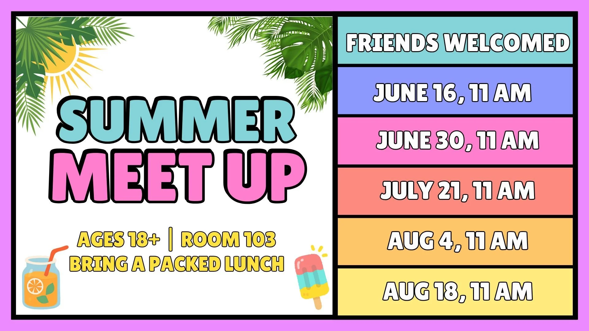 Summer Meet Ups