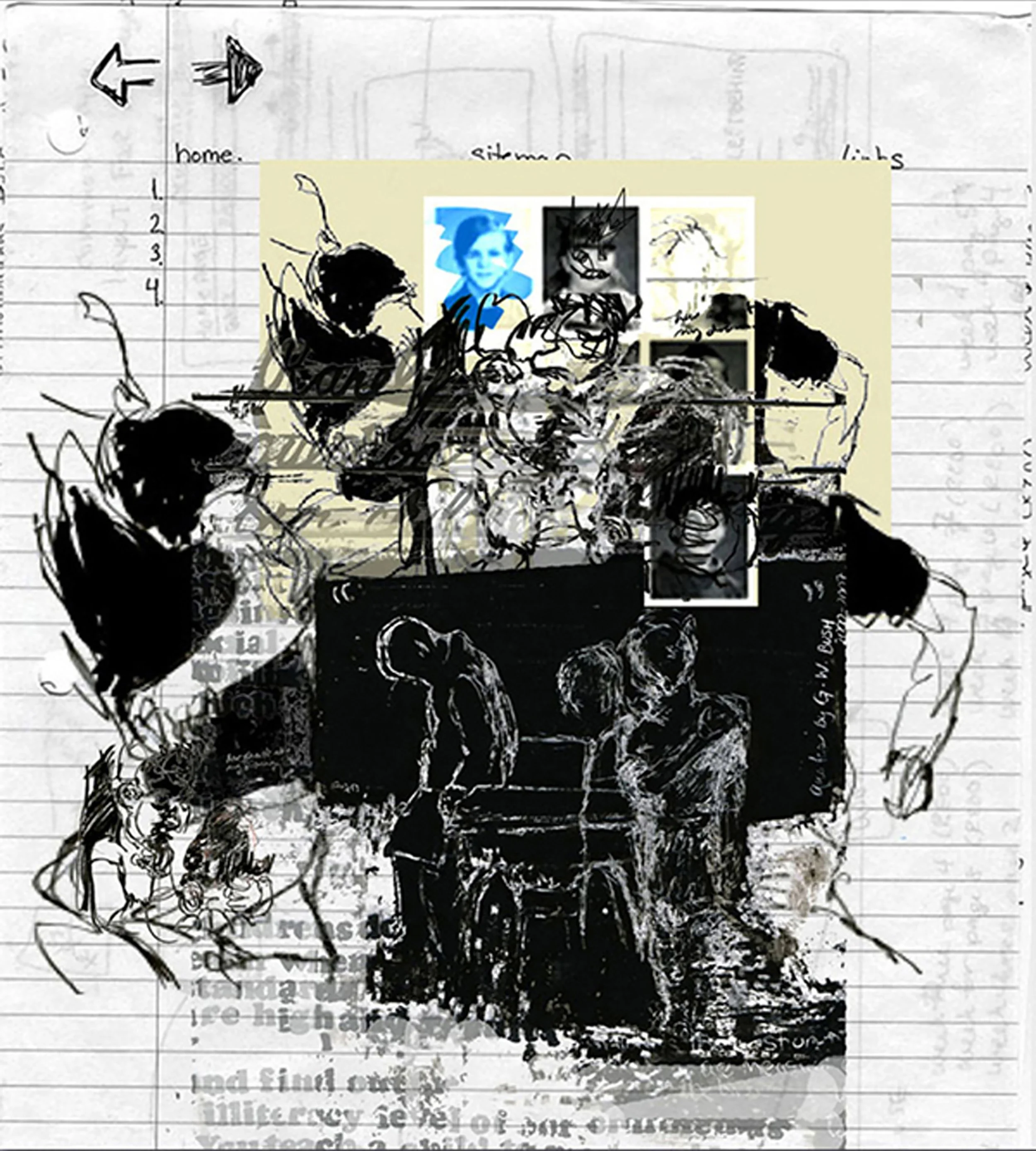 NCLB 8, 2010, Video still and Iris print, 8x10 in