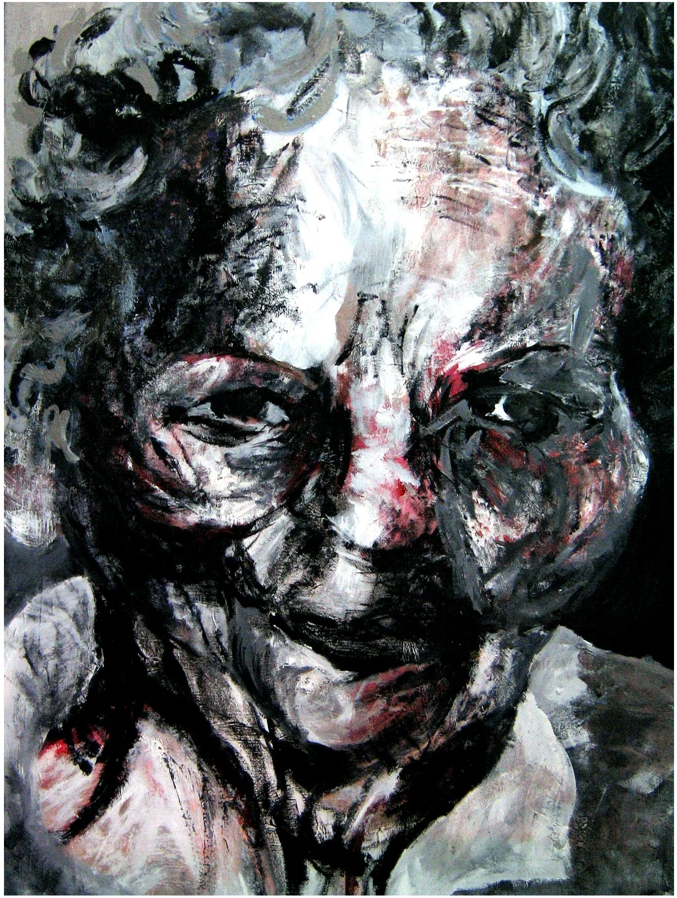 Deteriorate 11, 2006, Acrylic on Canvas, 30 x 40 in