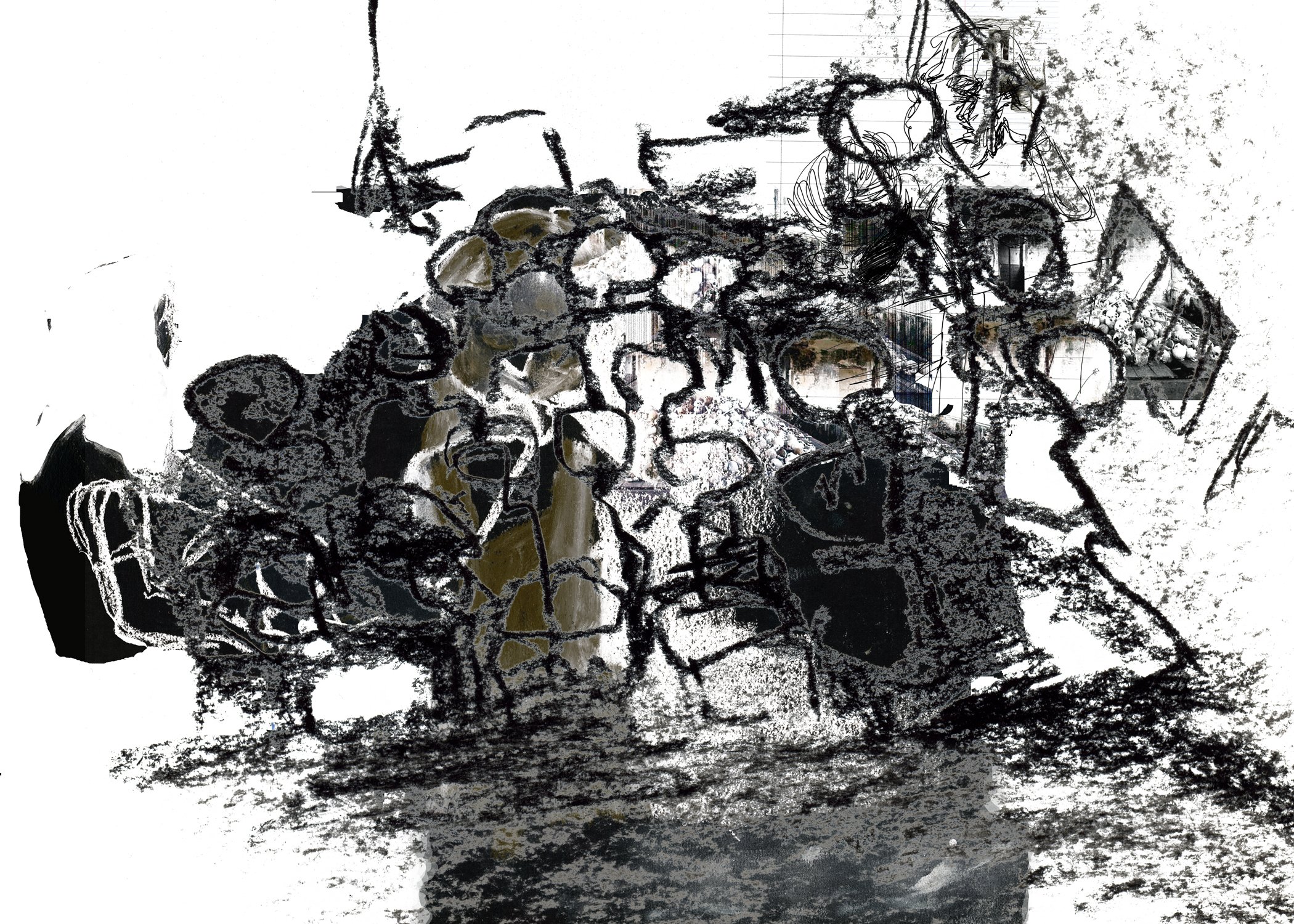 Left Behind third, 2008, Iris Print on Arches, 30 x 33 in