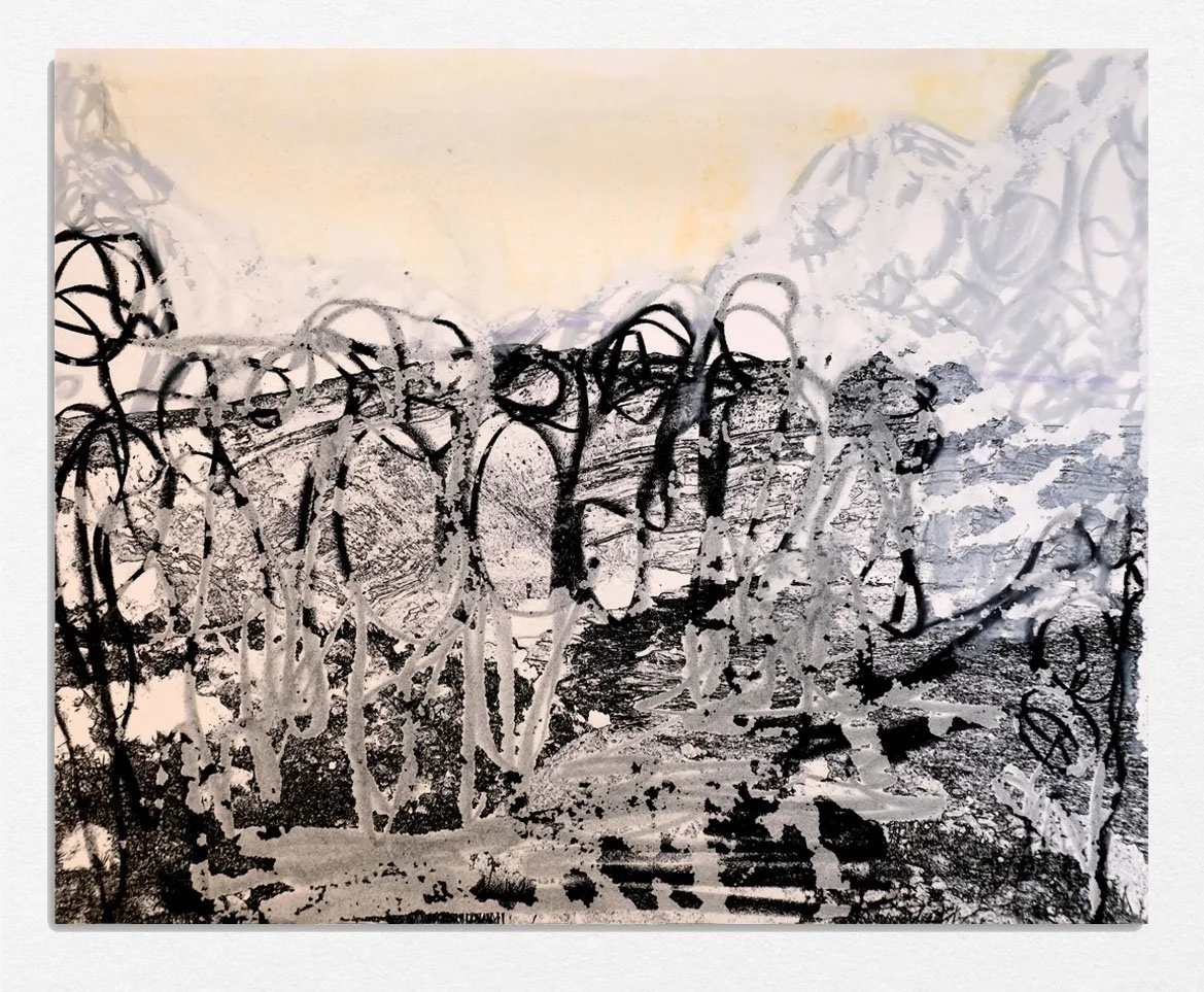 Untitled, 
2025, 
monotype,
8 x 10 in