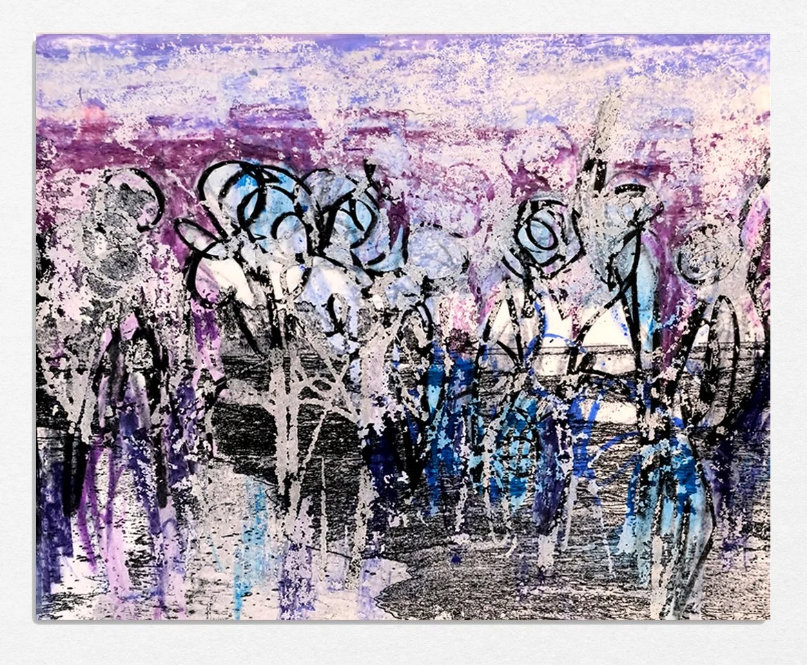 Untitled, 
2026, 
monotype,
8 x 10 in