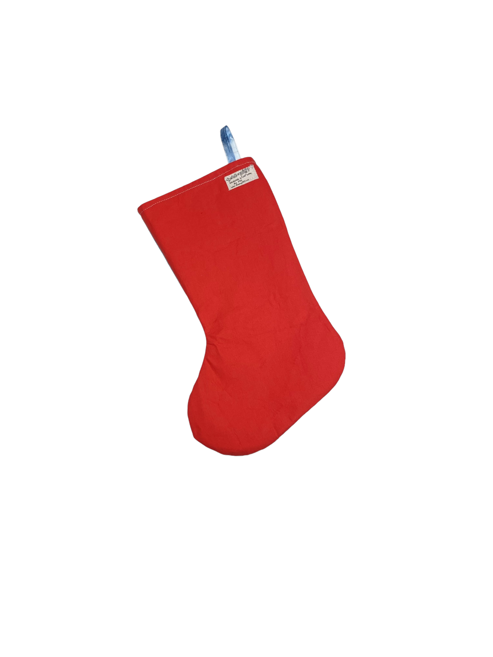 YOUR NAME embroidered custom Christmas stocking — tomboyART