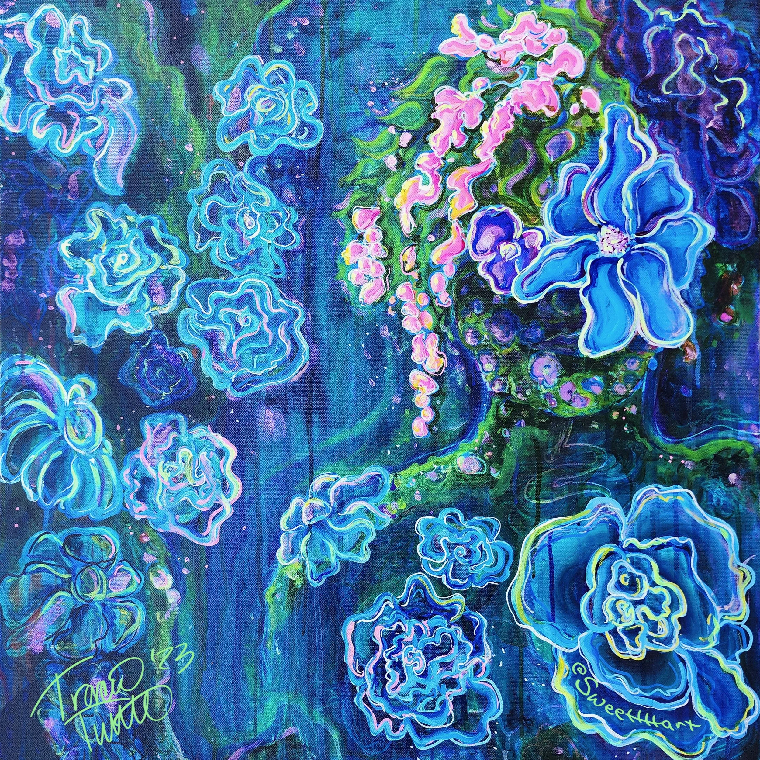 Tracie Tuttle, What Is. 2023. Acrylic on Canvas.