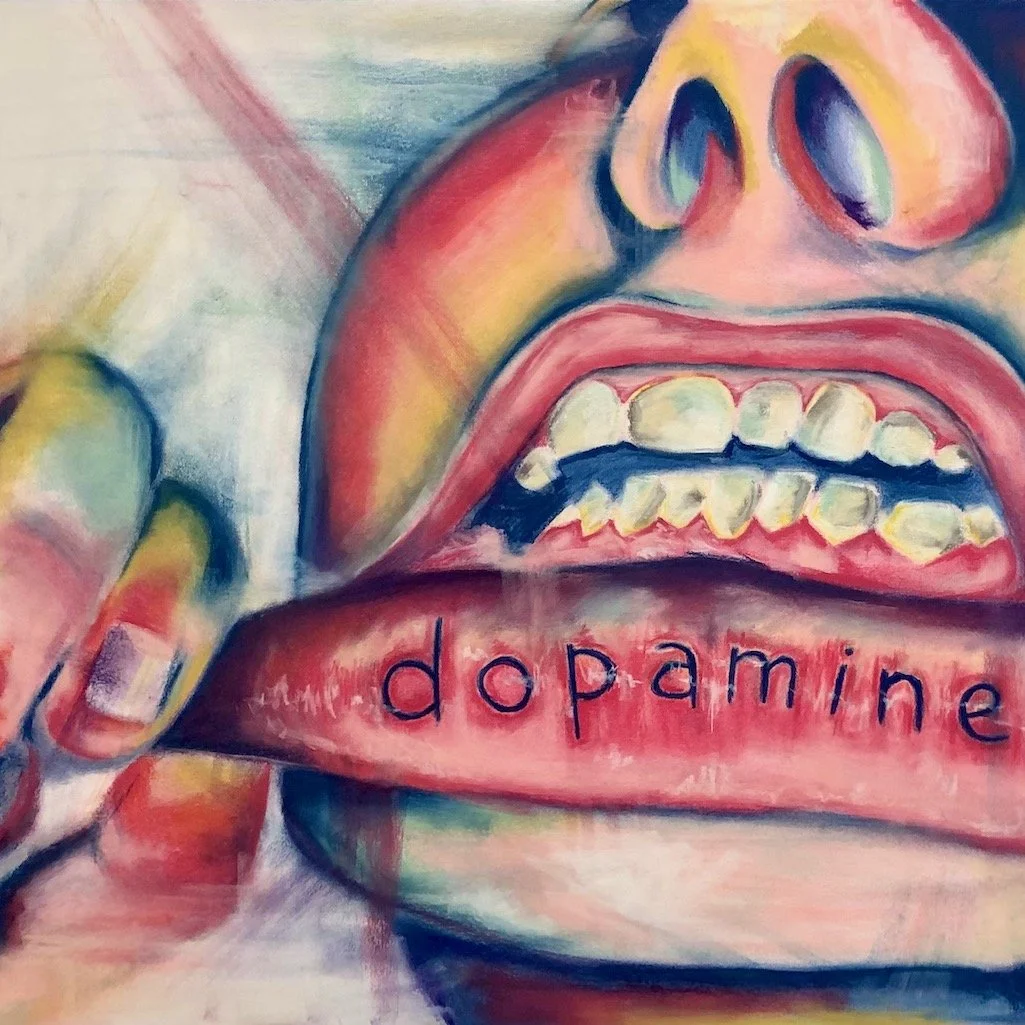 Kaylie Nelson, Dopamine. 2021. Pastel.