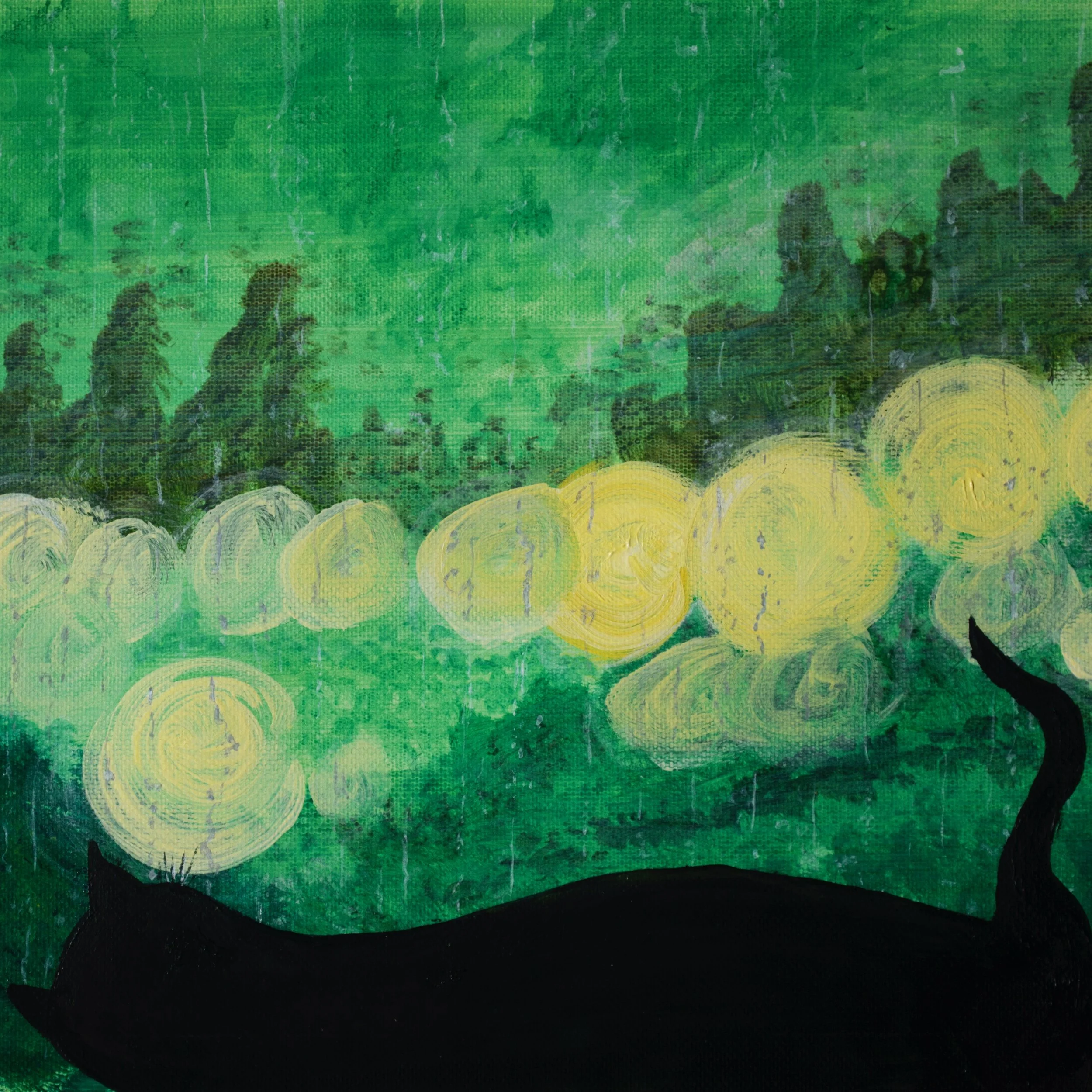 Alex Mohr, Rainy Day. 2000. Acrylic.