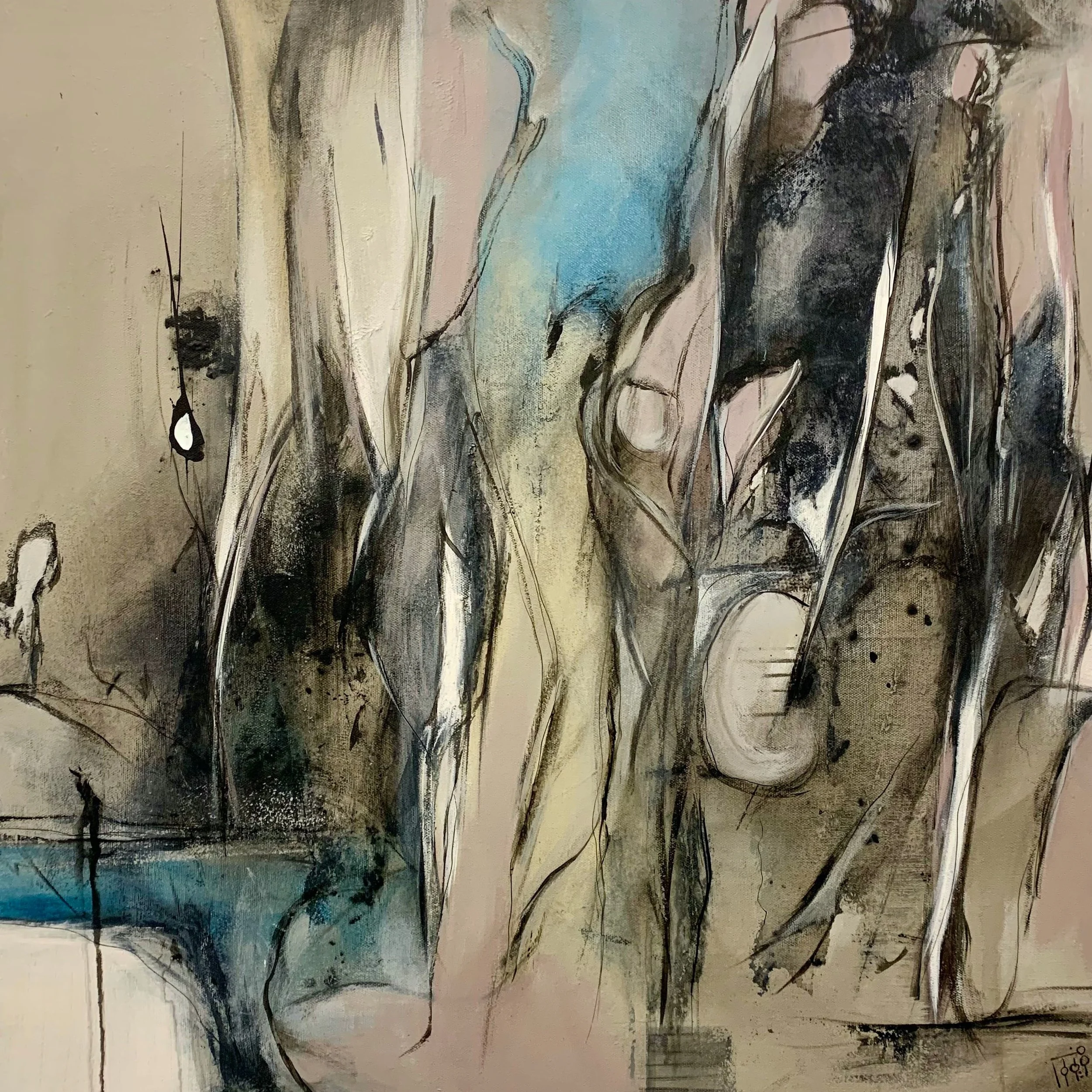 Maryam Lavaf, Mother Earth. 2022. Acrylic On Canvas.