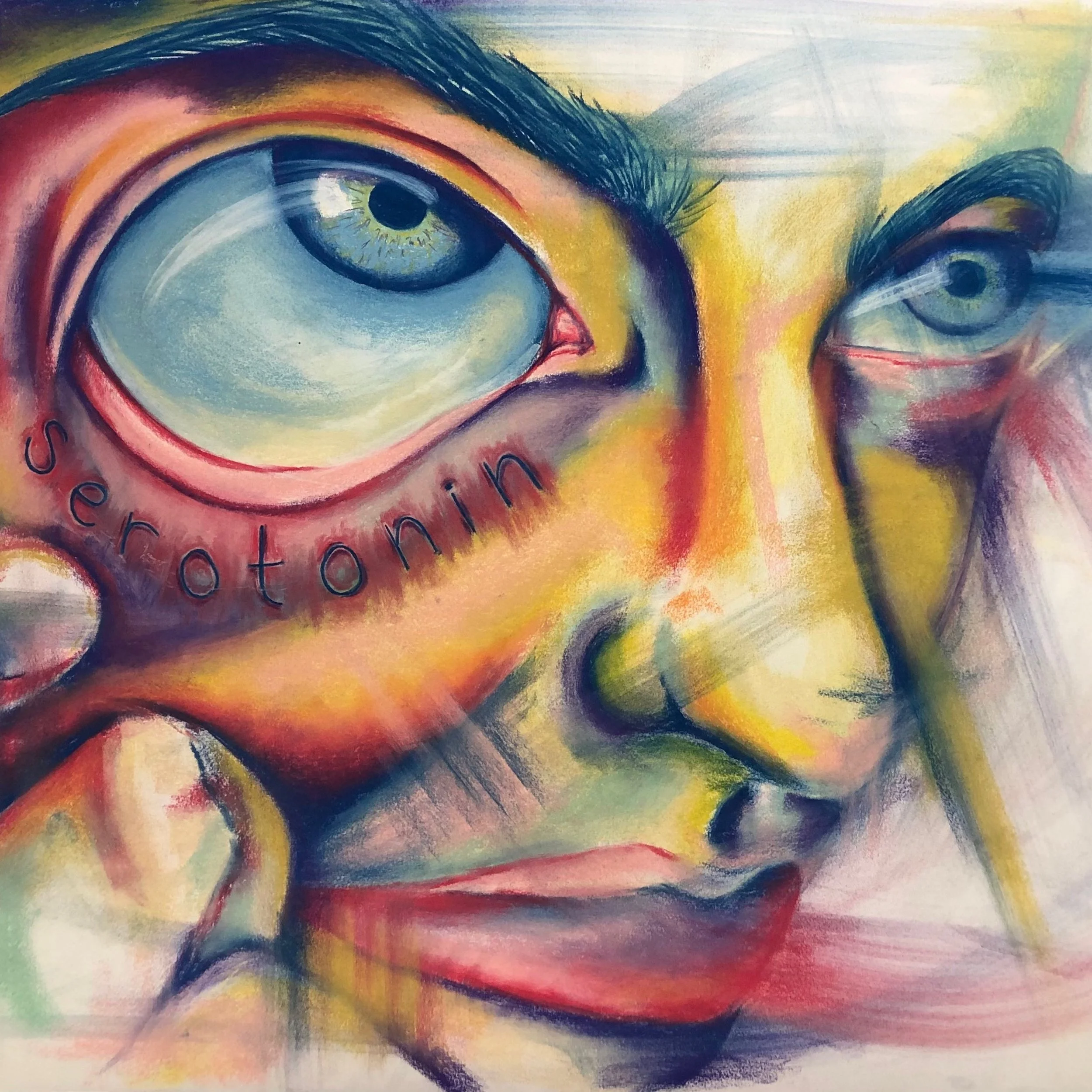 Kaylie Nelson, Serotonin. 2021. Pastel.