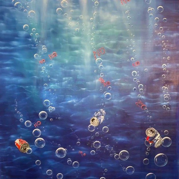 Sandra Douglas, “NO.” Oil on Canvas. 2023.