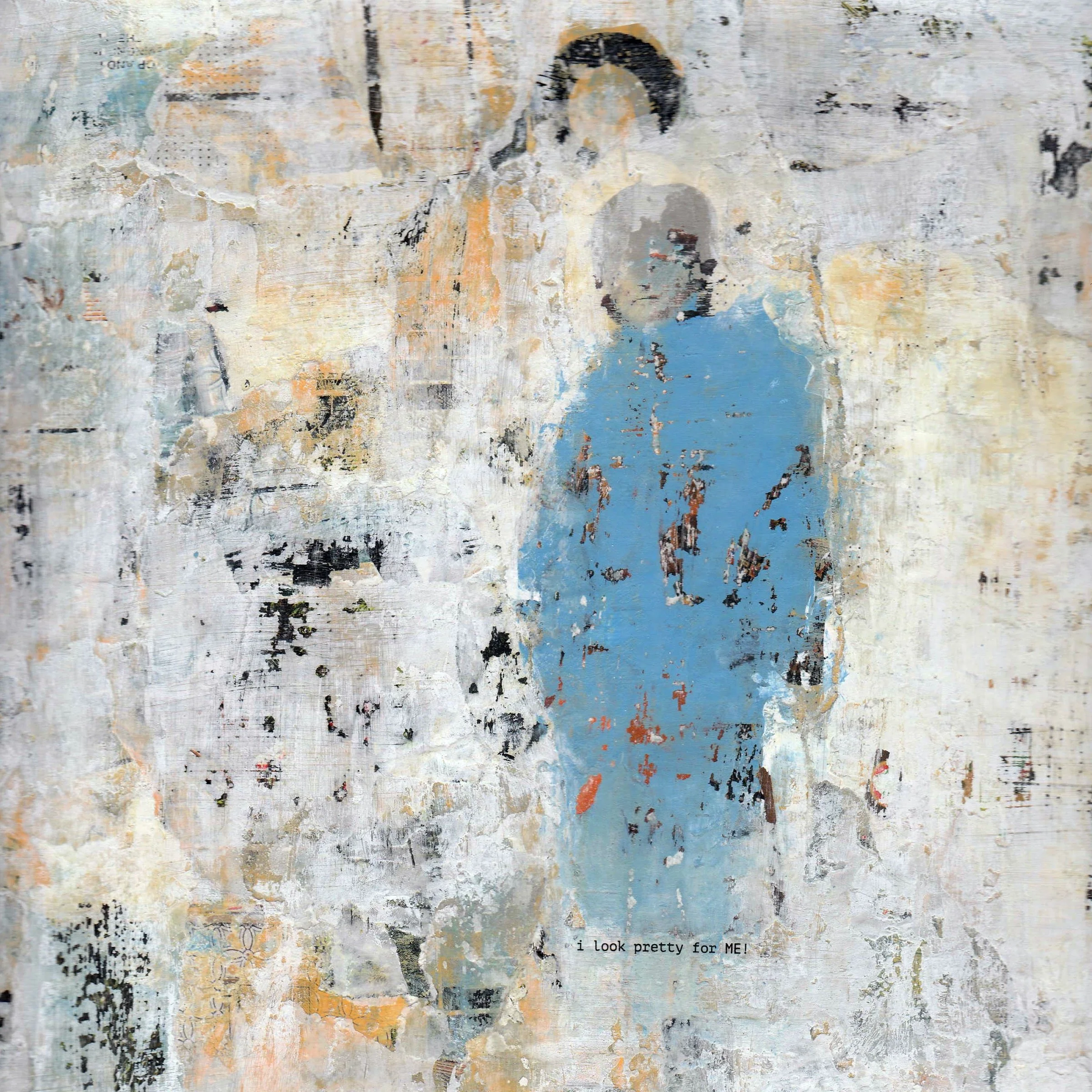 Shawnequa Linder, Paper Doll. 2022. Mixed Media on Pad.