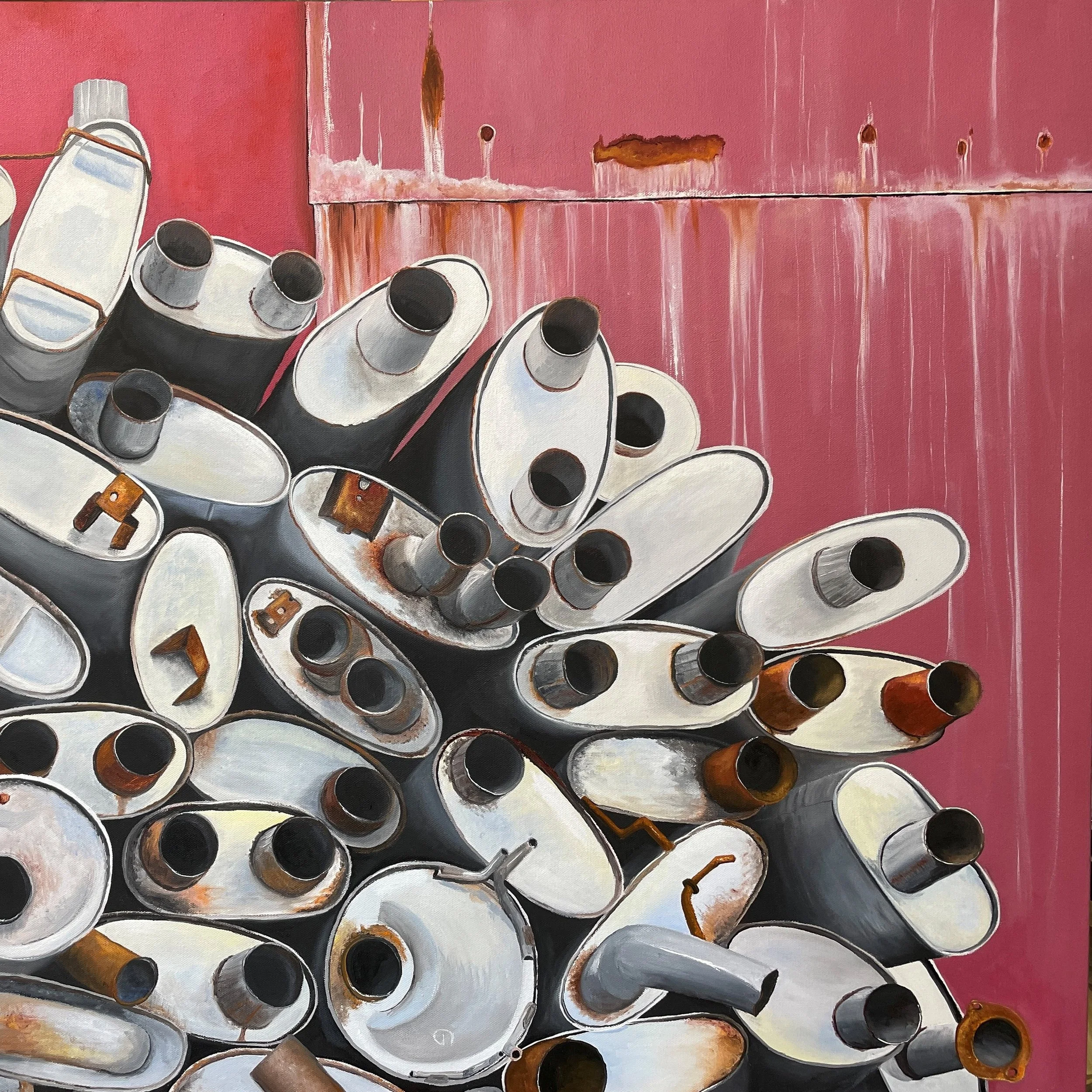 Rose Guastella, All That Quiet. 2022. Oil on Canvas.