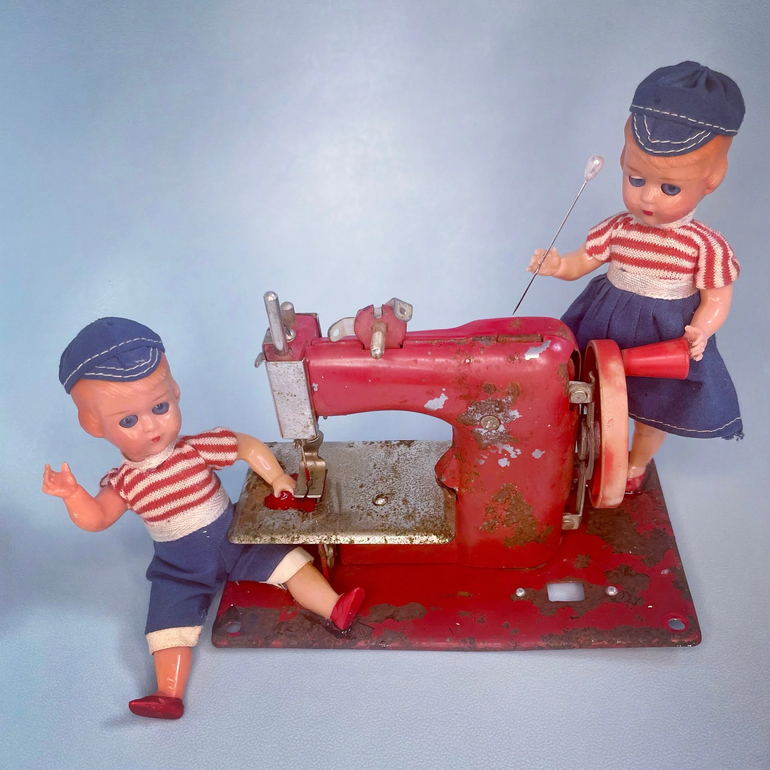 Becky Roberts, All Sewn Up. 2023. Assemblage.