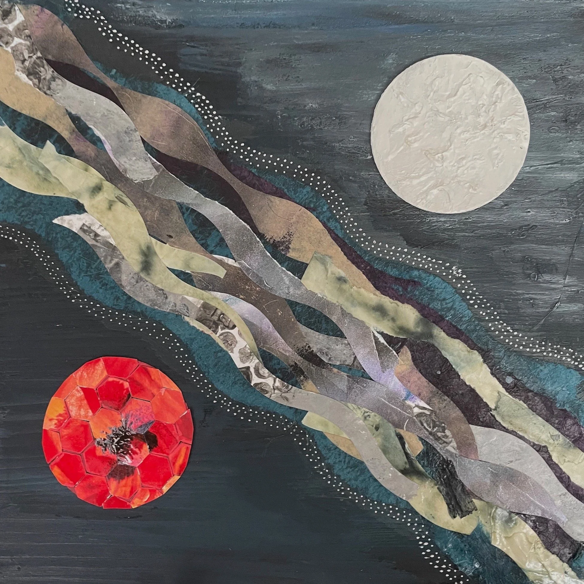 Jone Rush MacCulloch, Solstice Blessing. 2022. Mixed Media.