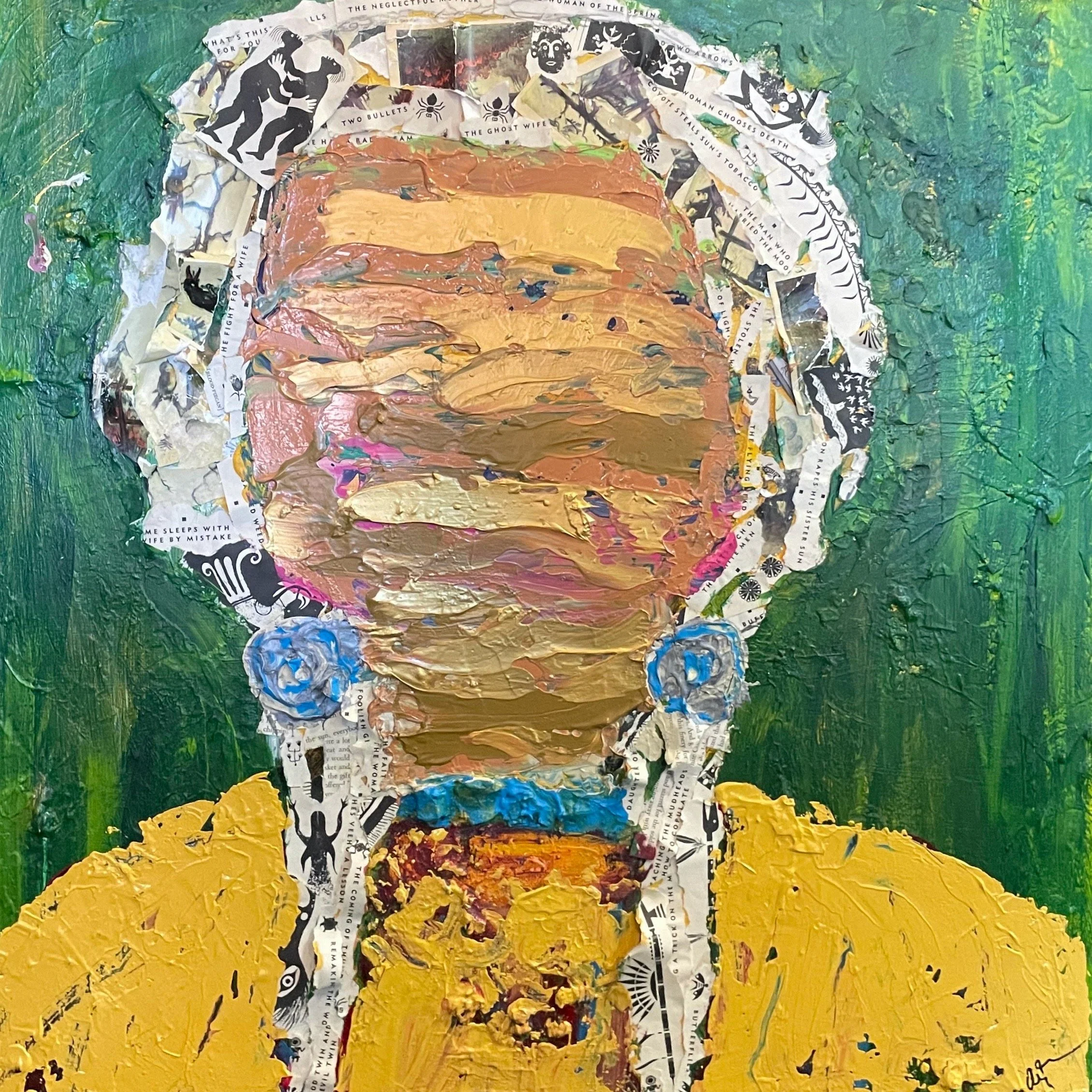 Amy Thompson, Quiet (Dignity and Strength). 2023. Mixed Media.