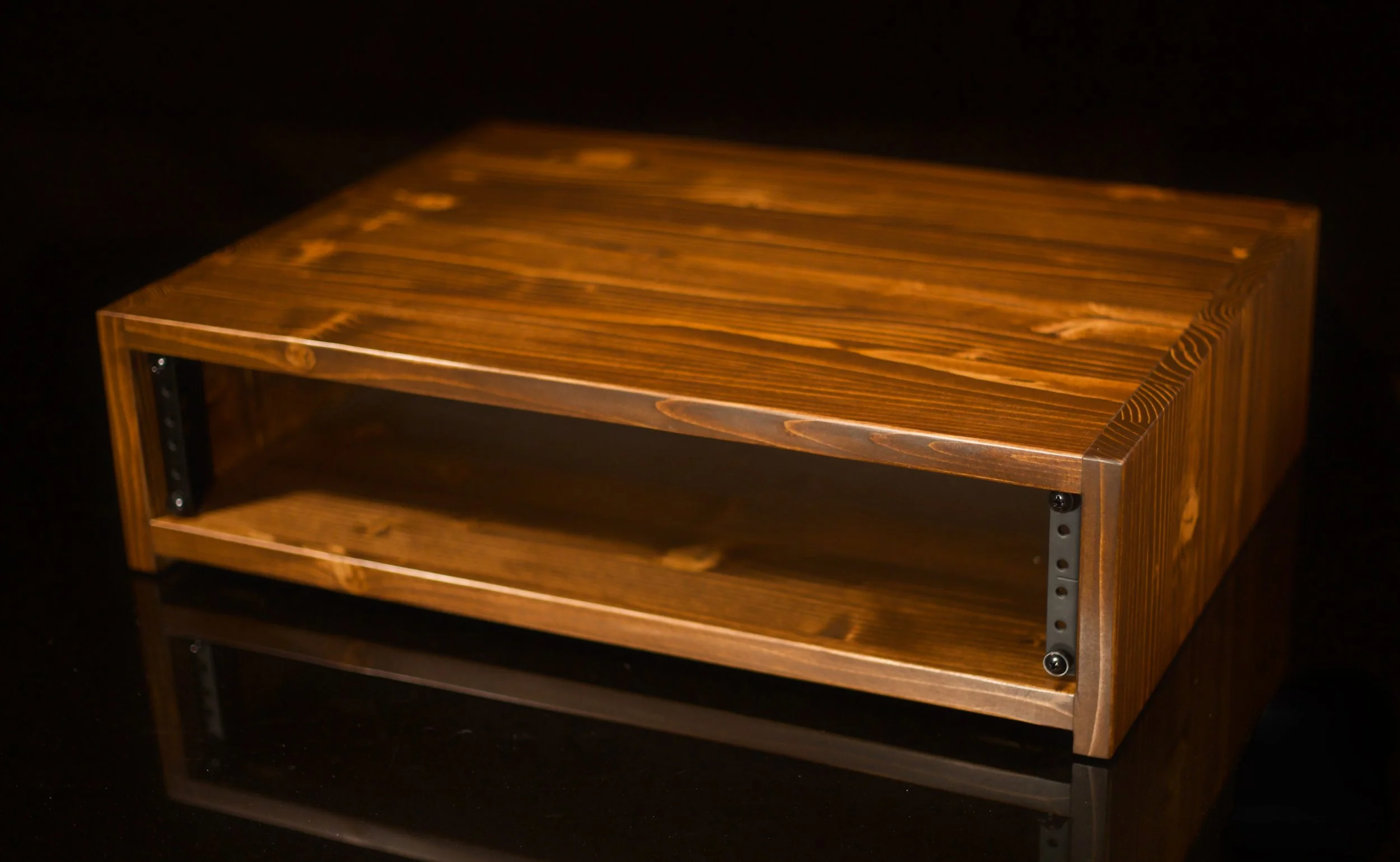 Western Oak Classic Collection Studio Rack — Gear Hive Studio Racks