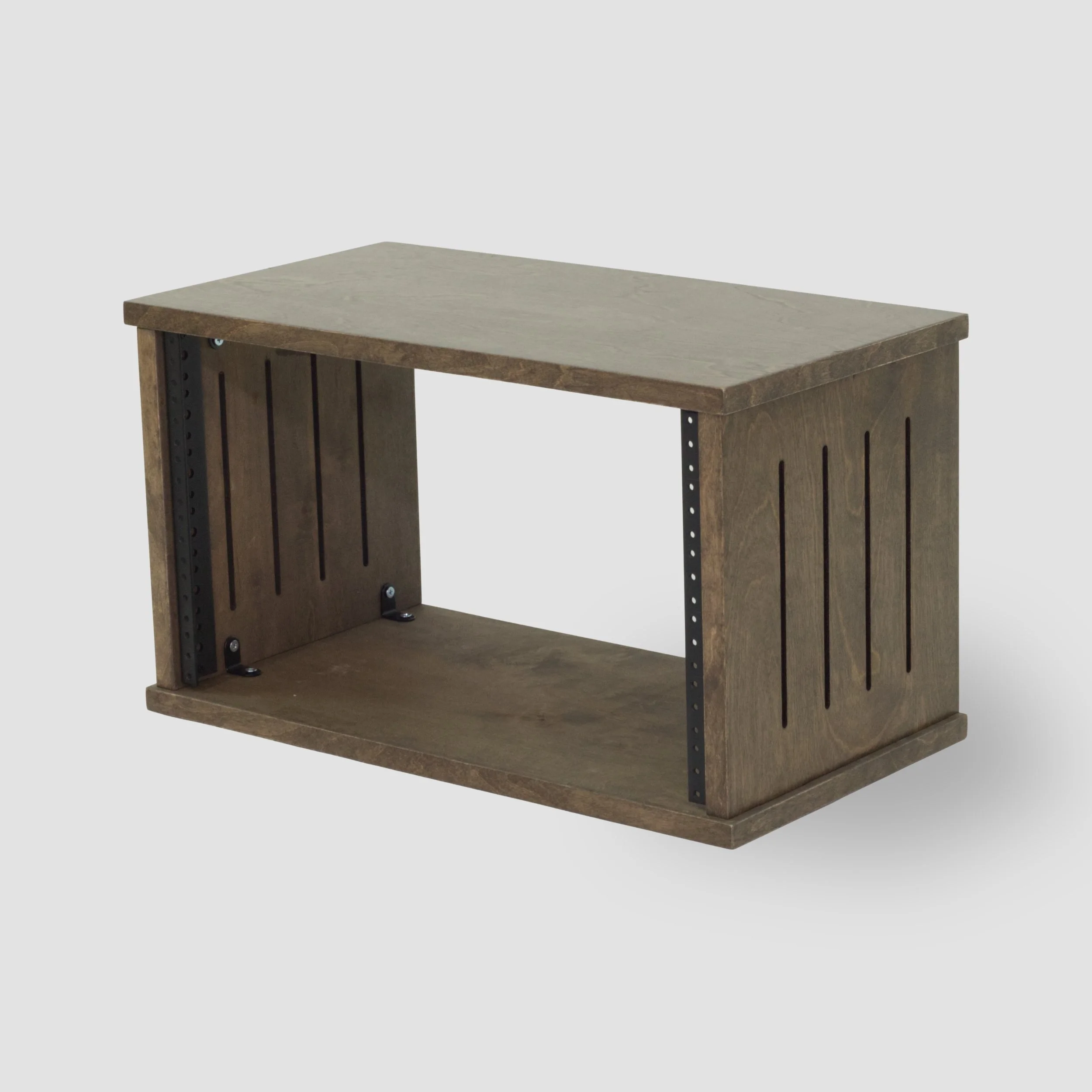 Single Bay Slanted Studio Rack — Gear Hive Studio Racks