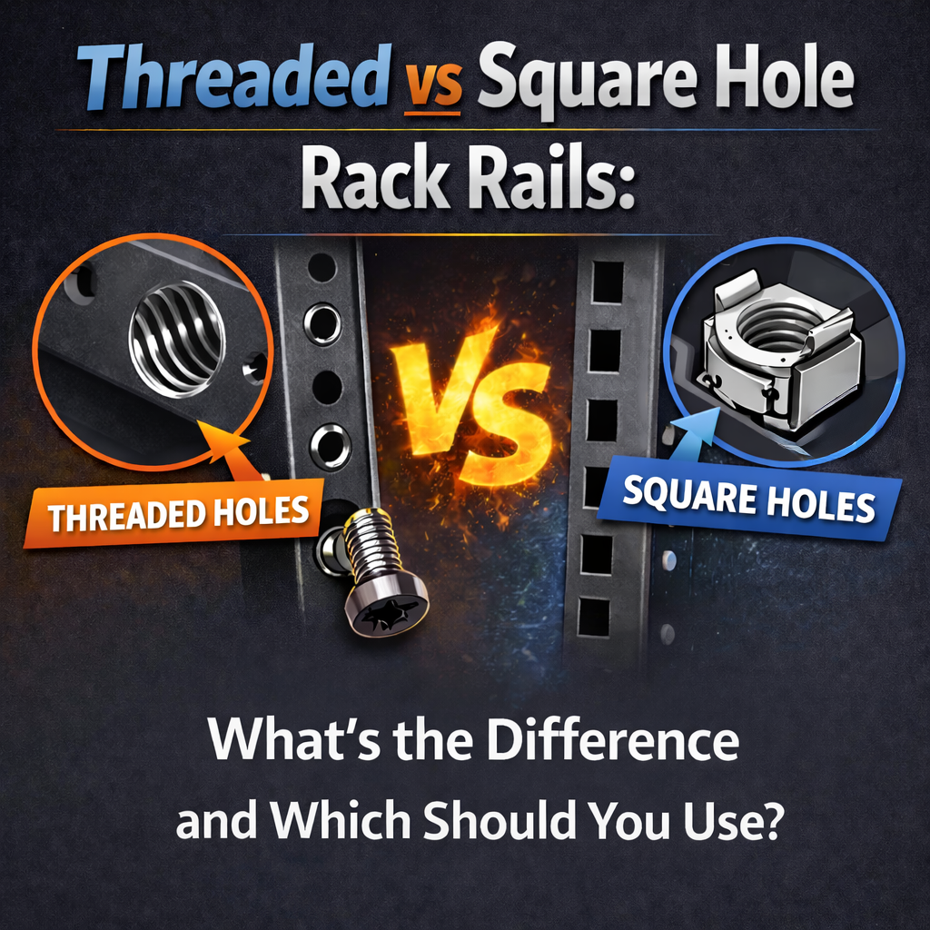 Threaded vs Square Hole Rack Rails: What’s the Difference and Which Should You Use?
