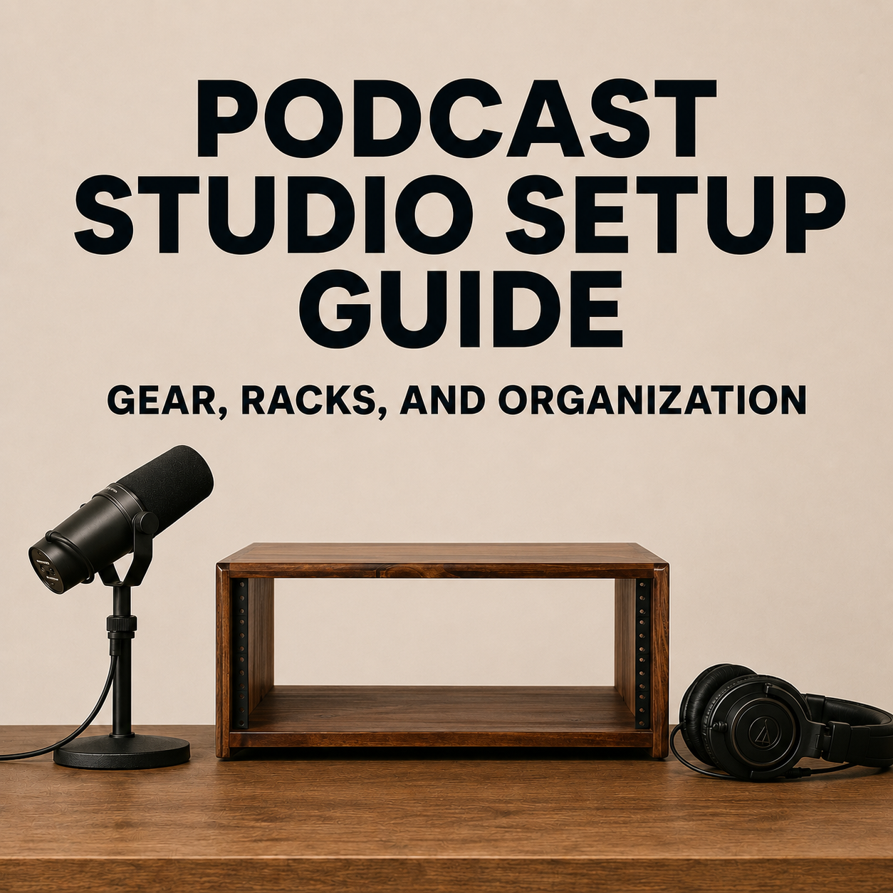 Podcast Studio Setup Guide — Gear, Racks, and Organization